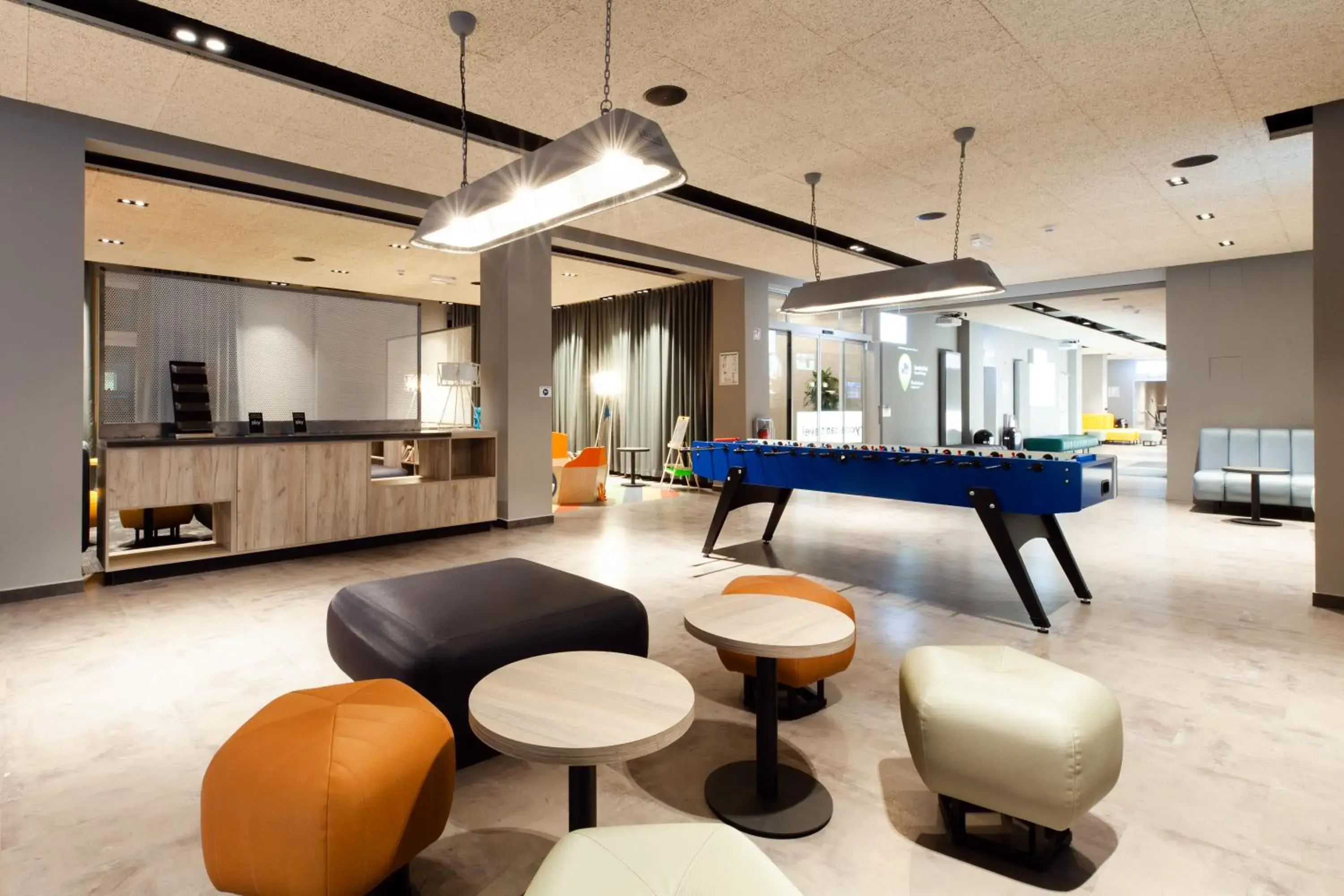 Lobby or reception in a&o Frankfurt Ostend Lobby or reception in a&o Frankfurt Ostend