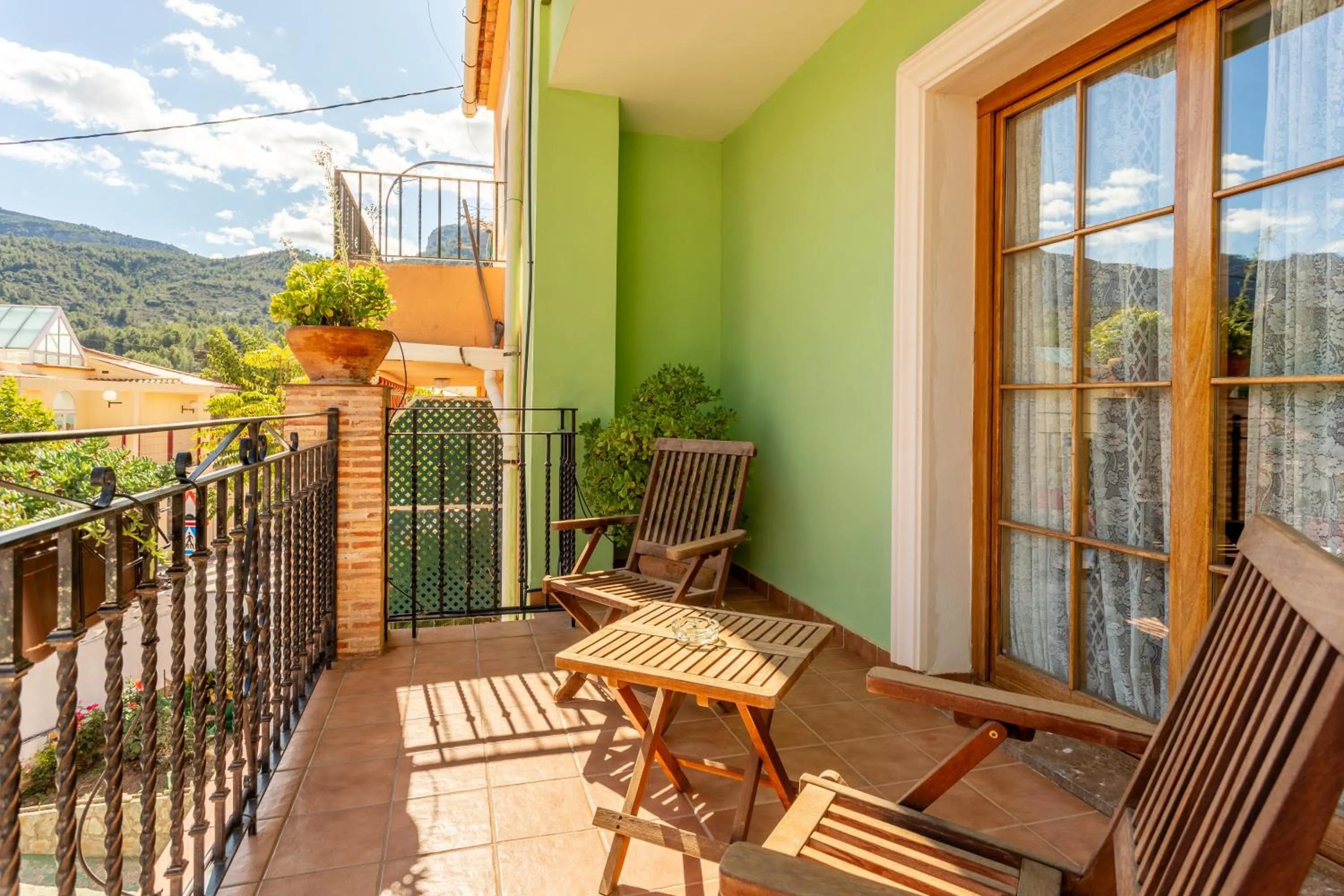 Balcony/Terrace in Hotel Rural Serrella