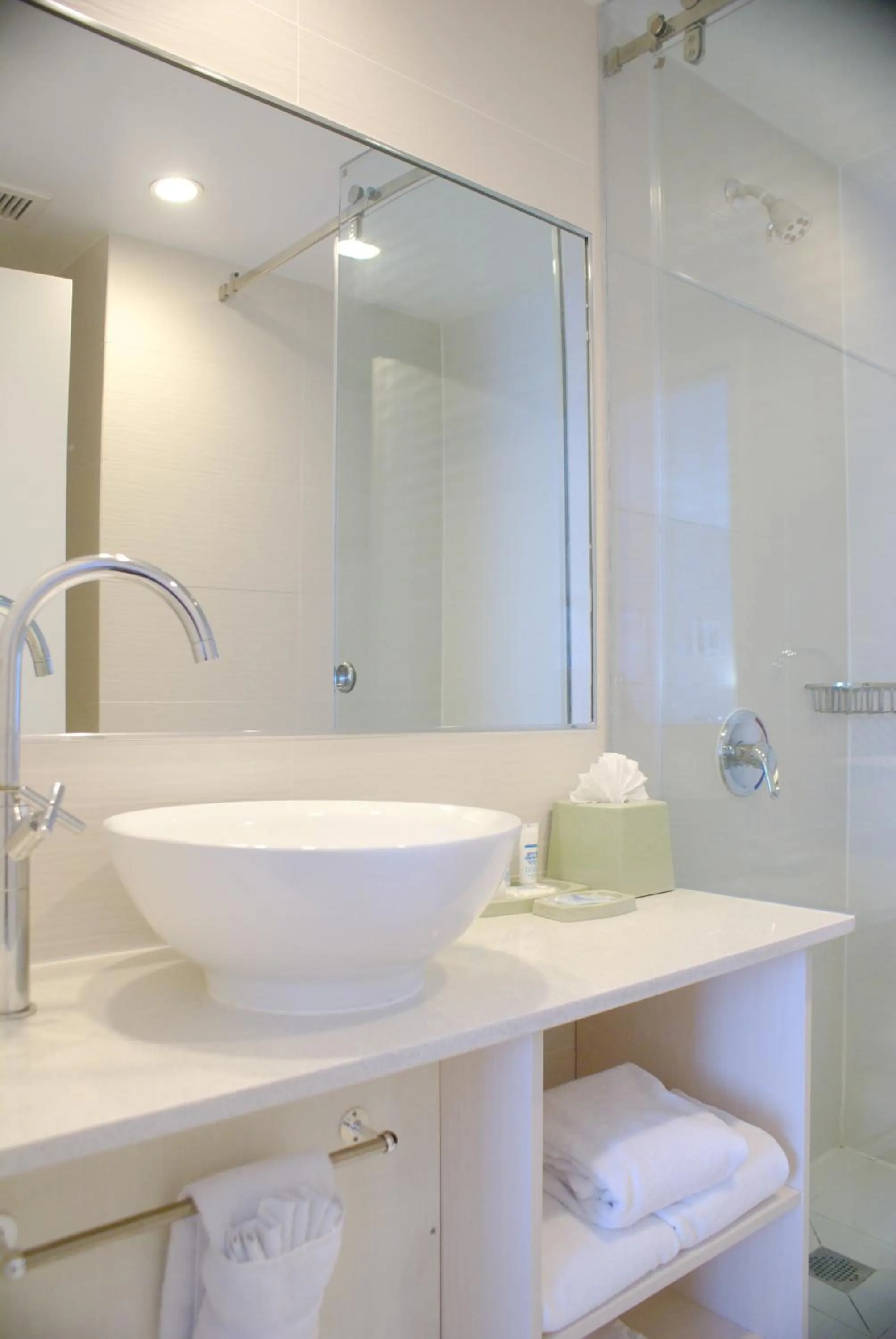 Bathroom in Wyndham Garden Long Island City