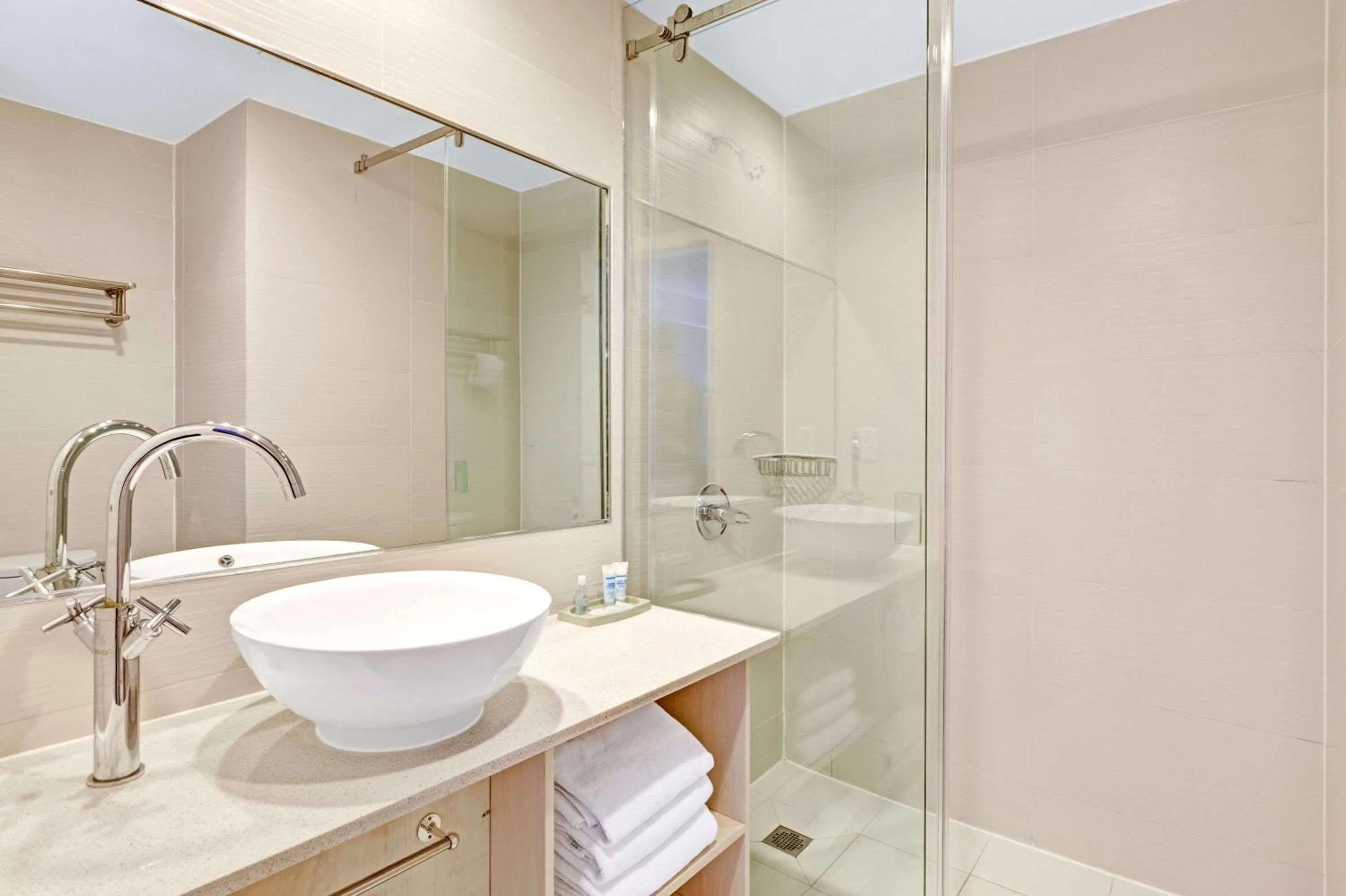 Bathroom in Wyndham Garden Long Island City