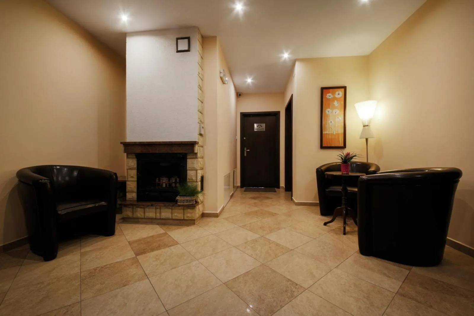 fireplace in Pensjonat Arnika