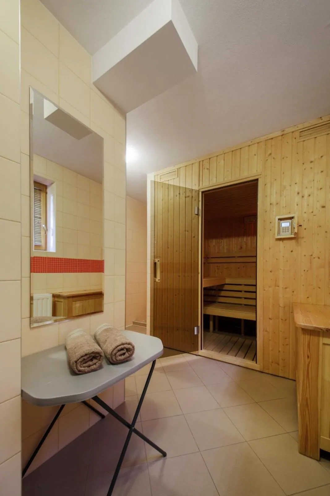 Sauna, Bed in Pensjonat Arnika