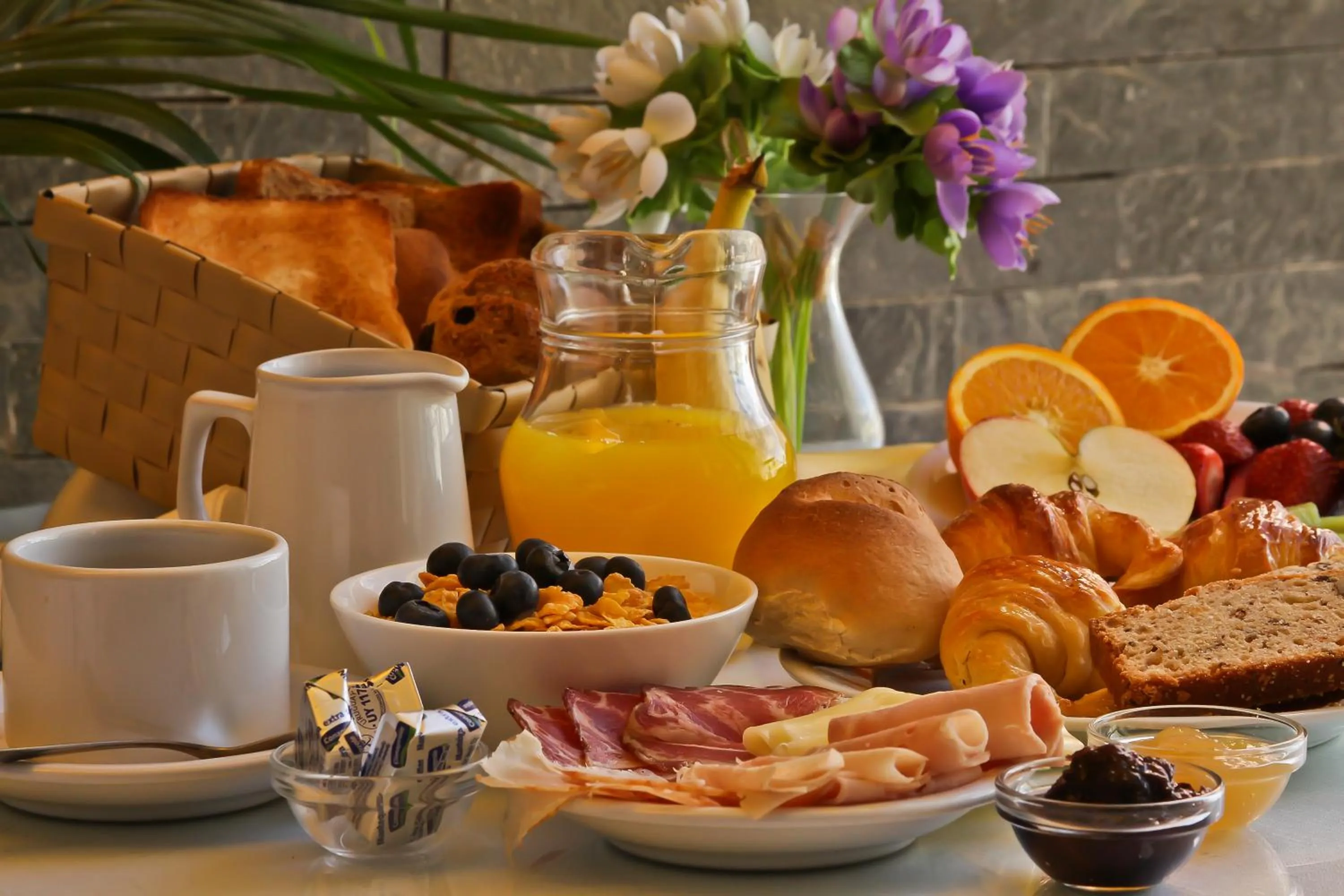 Food close-up in De la Plaza Hotel