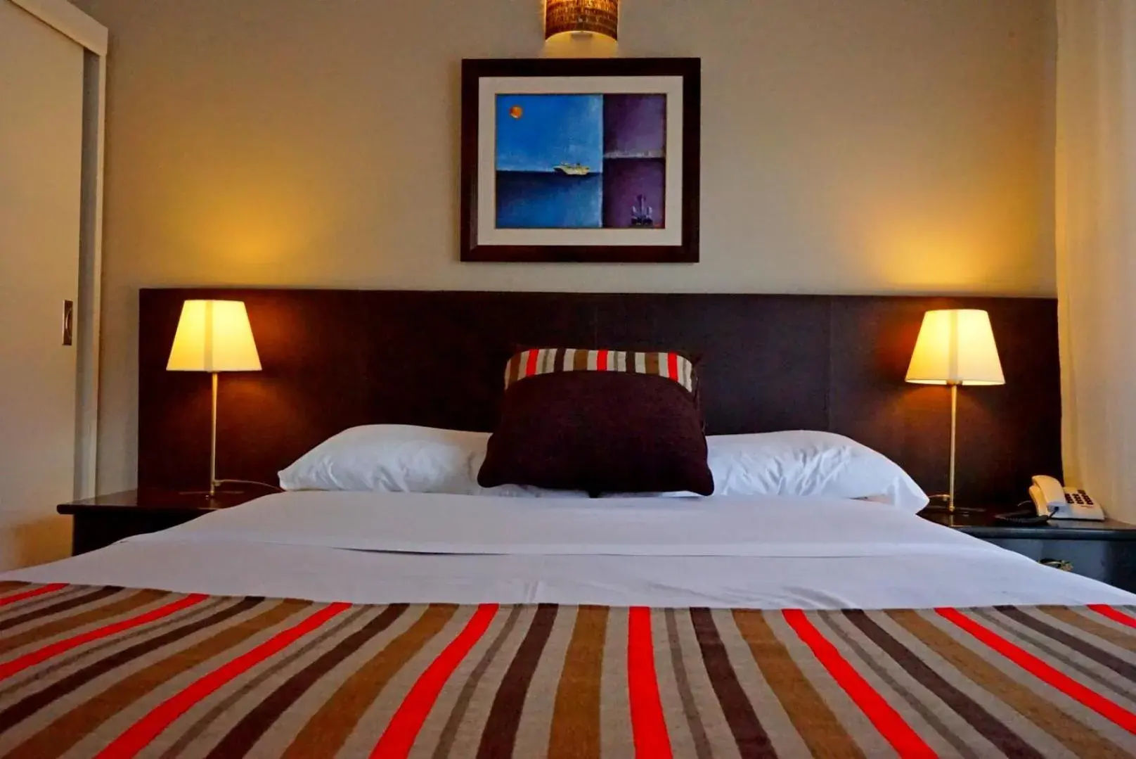 Bed in De la Plaza Hotel Bed in De la Plaza Hotel