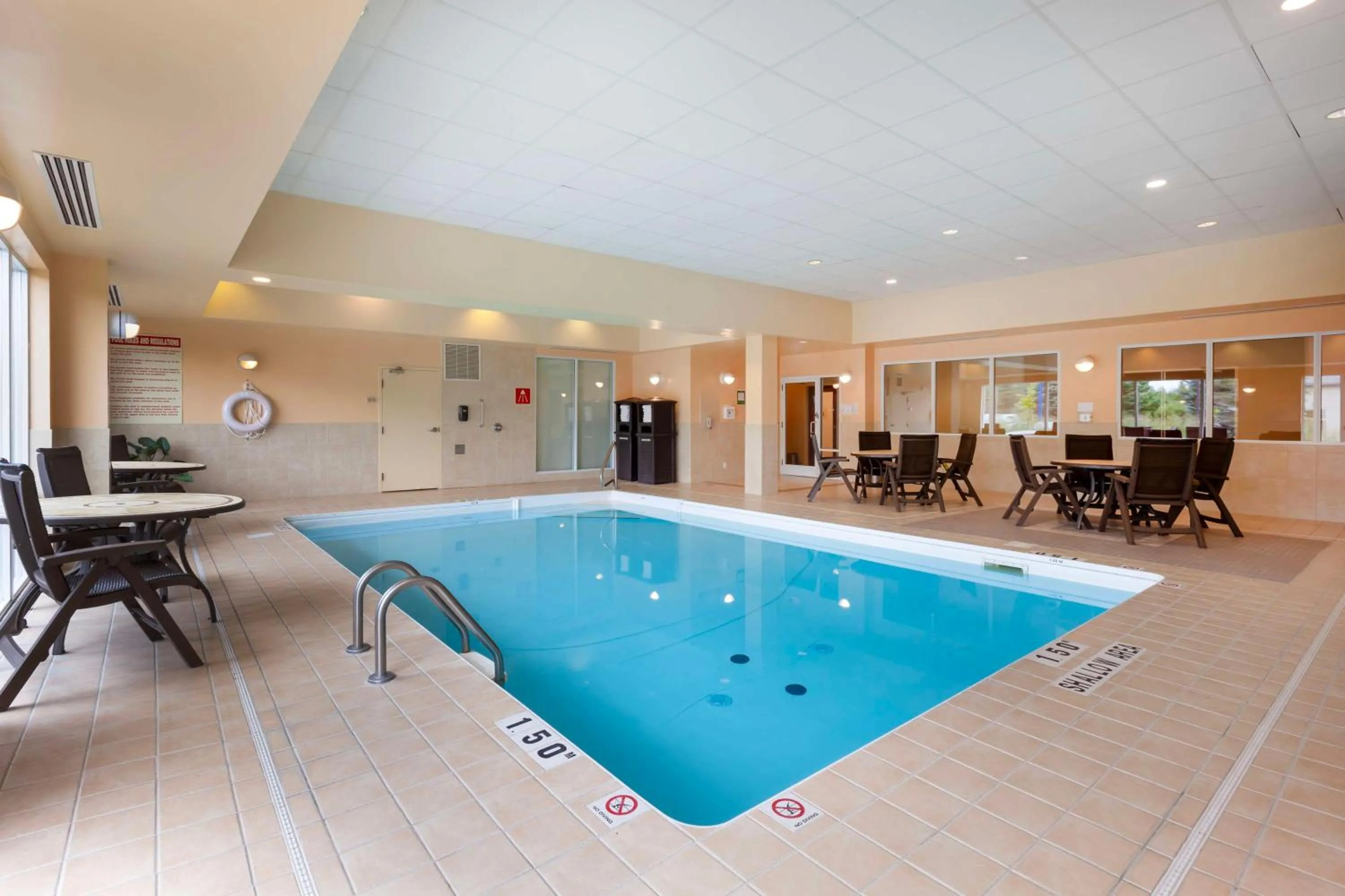 Pool view in Best Western Plus Muskoka Inn