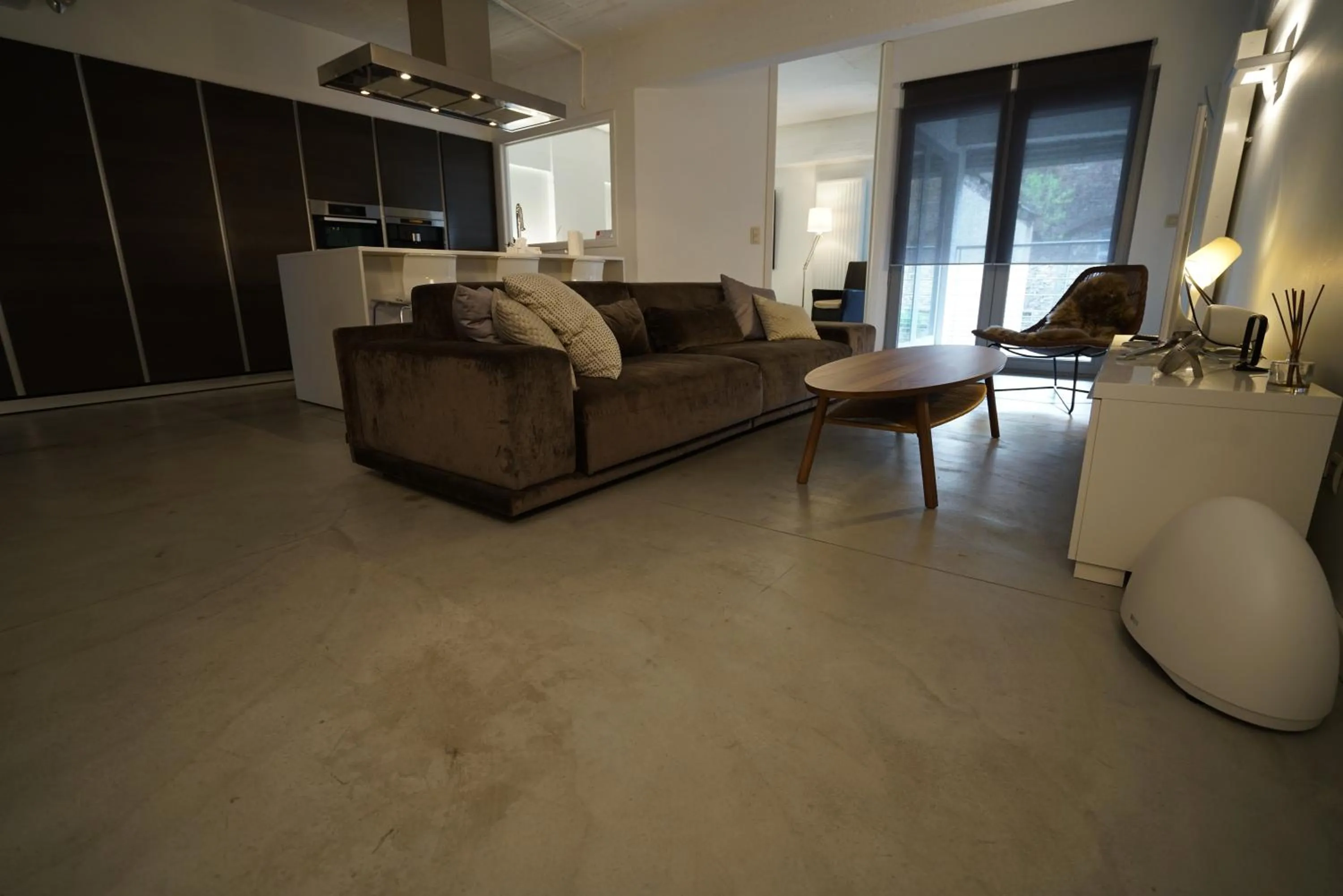 Living room in B&B Loft Jamar Gare Du Midi