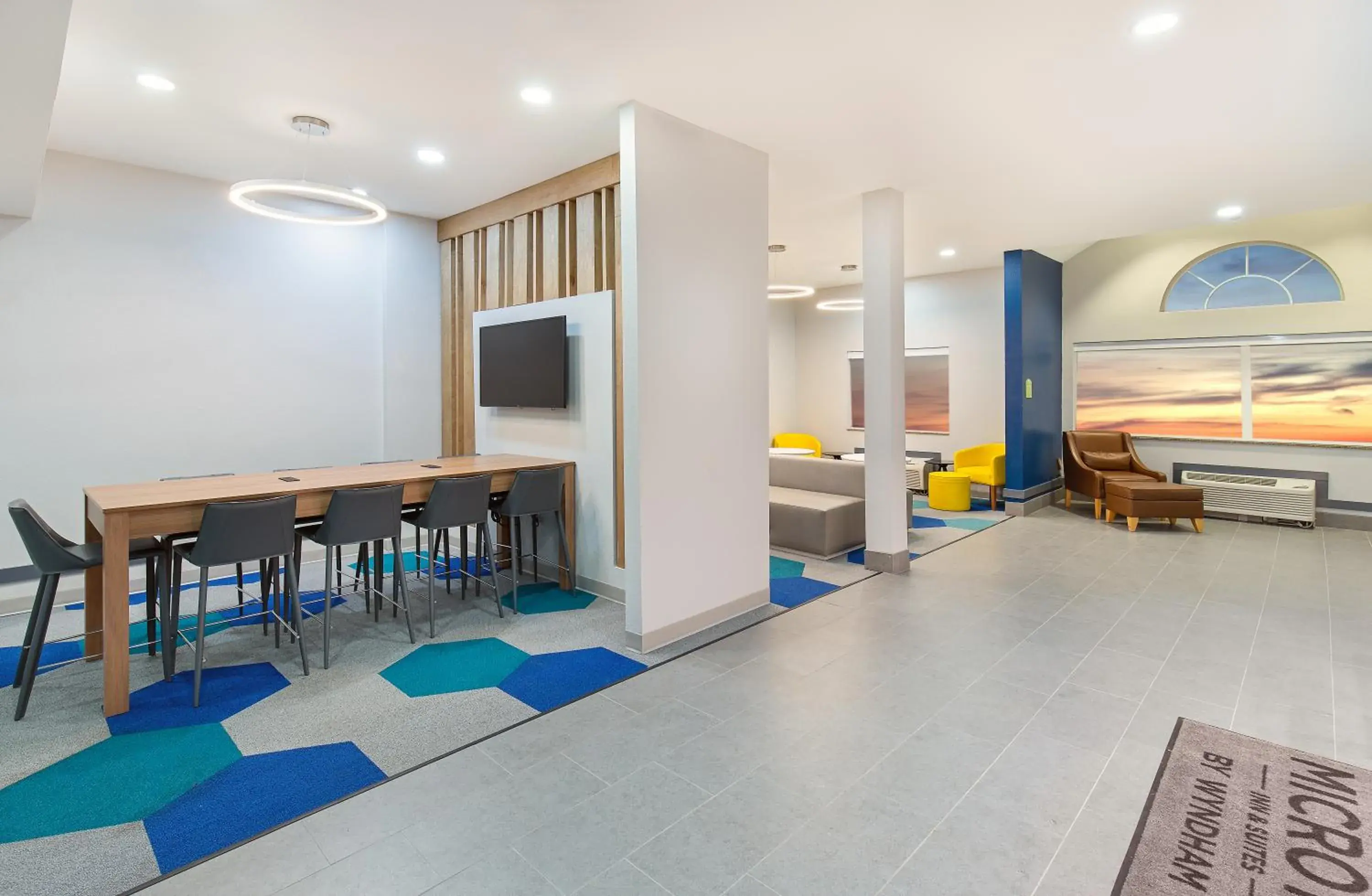 Lobby or reception in Microtel Inn & Suites Columbus North Lobby or reception in Microtel Inn & Suites Columbus North