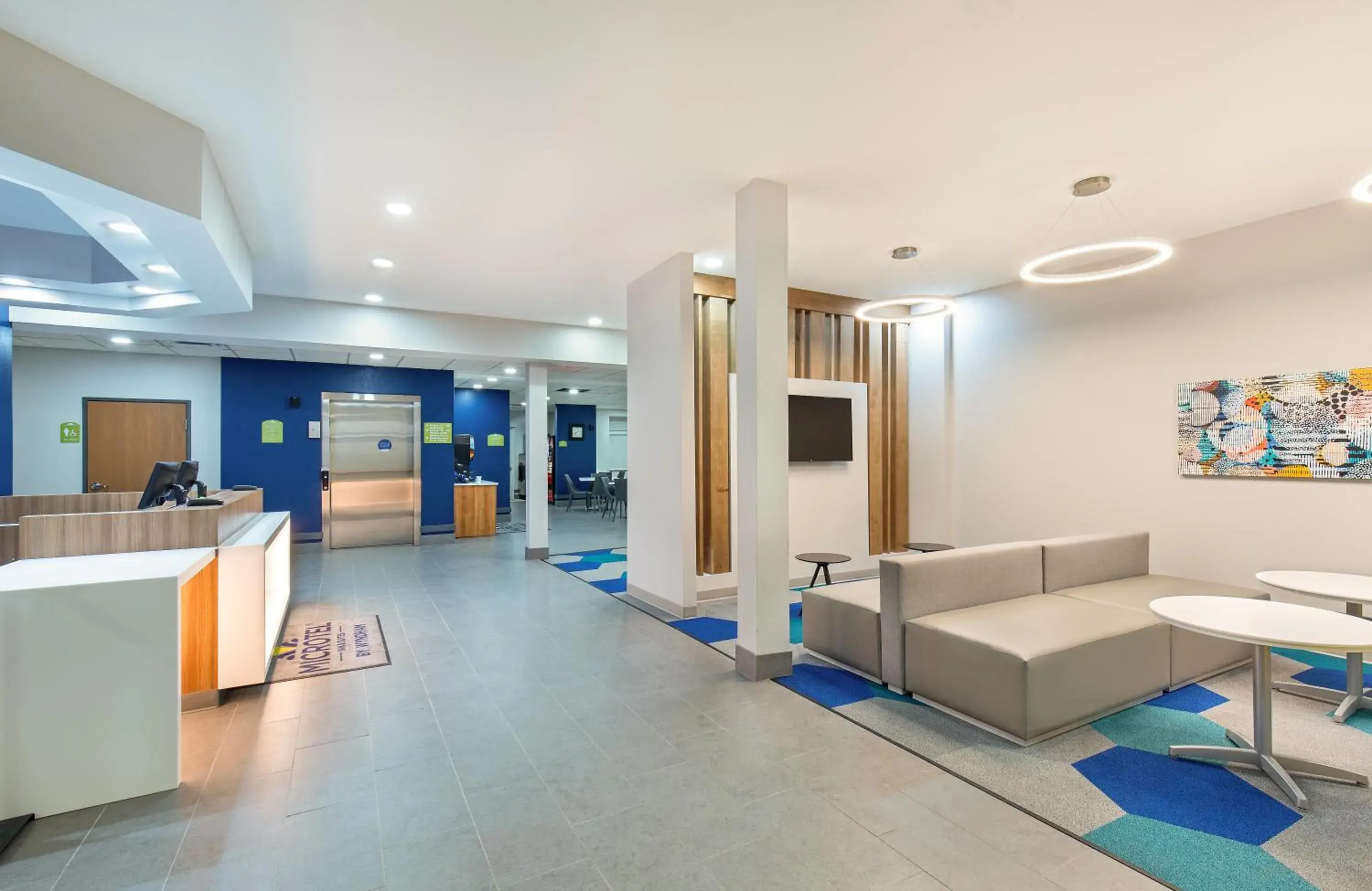 Lobby or reception in Microtel Inn & Suites Columbus North Lobby or reception in Microtel Inn & Suites Columbus North