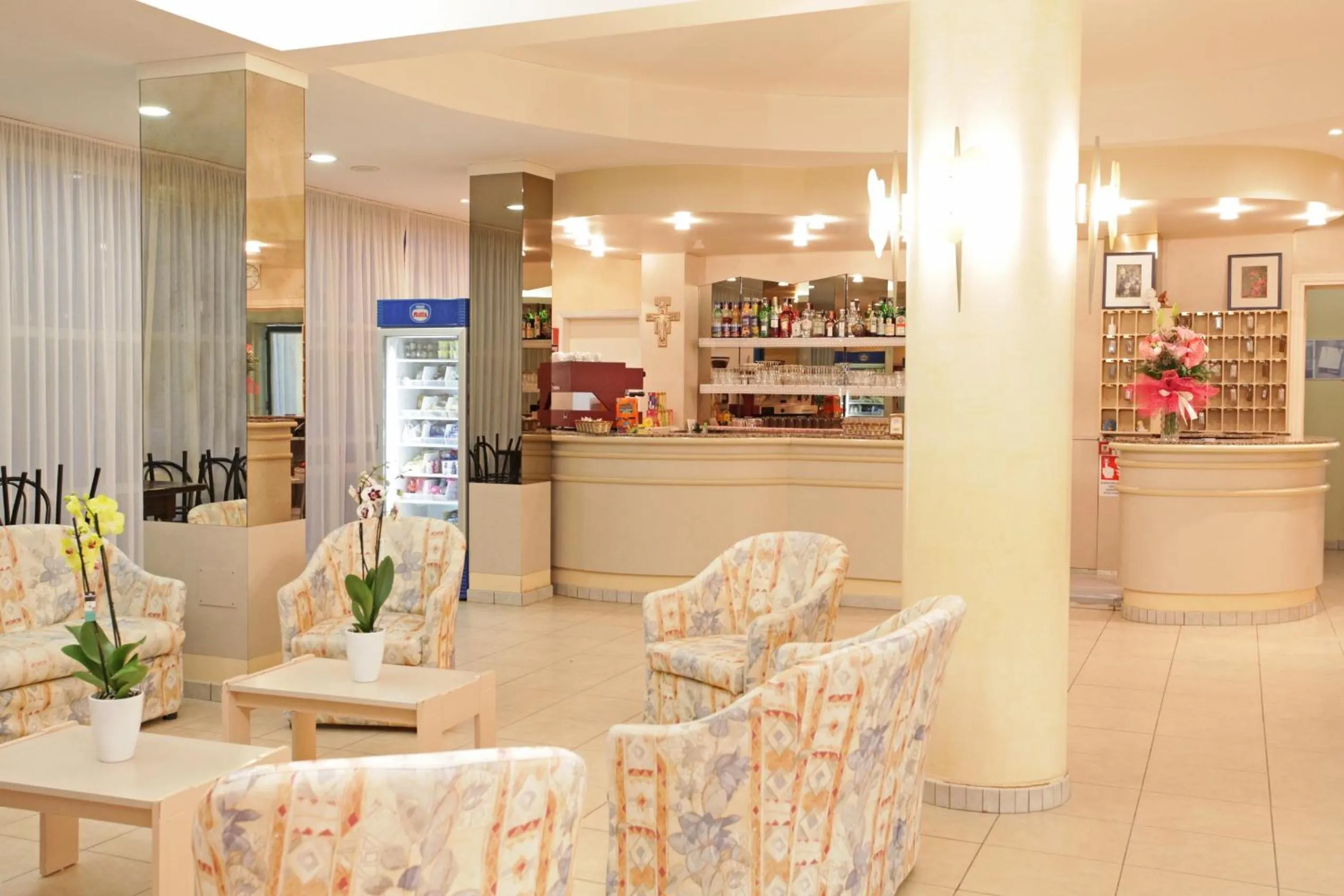 Lobby or reception in Hotel Santa Maria