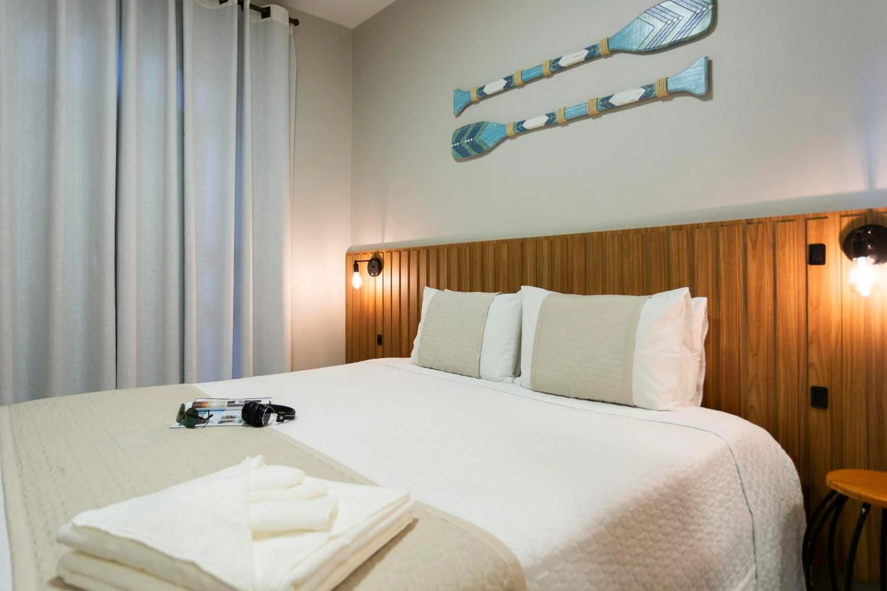 Bed in Pousada Timoneiro