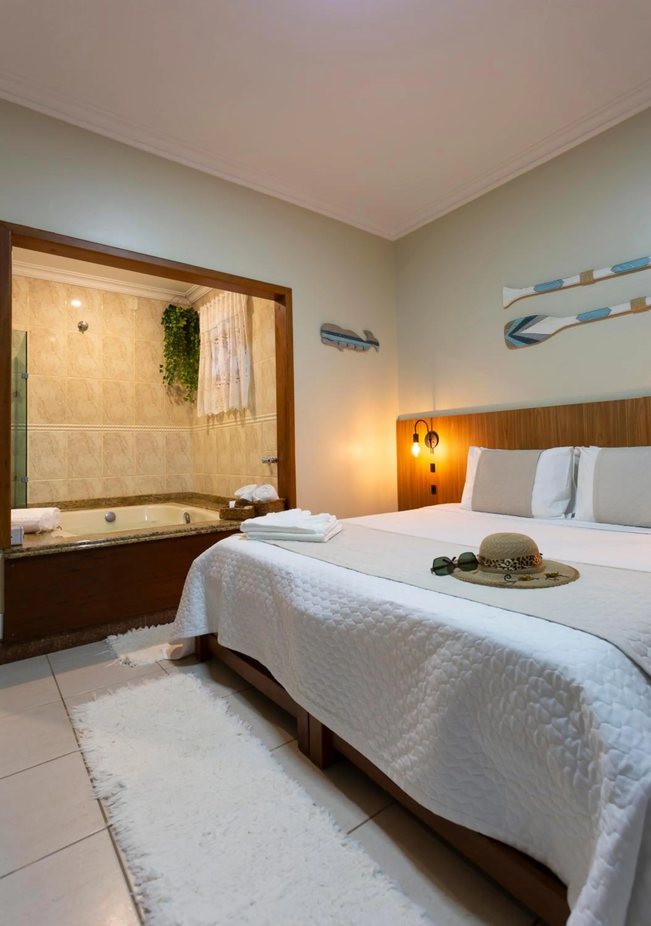 Bed in Pousada Timoneiro