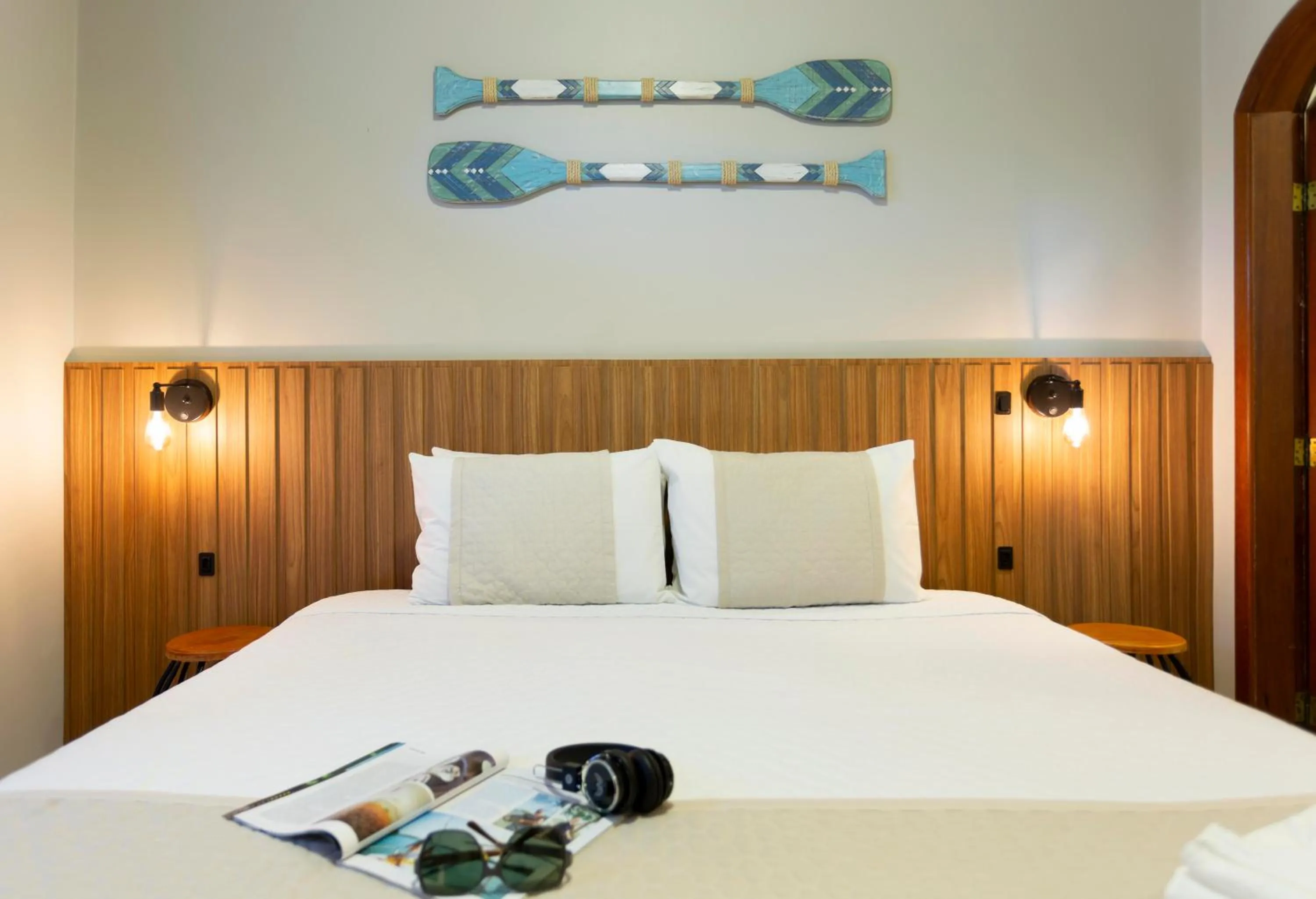 Bed in Pousada Timoneiro