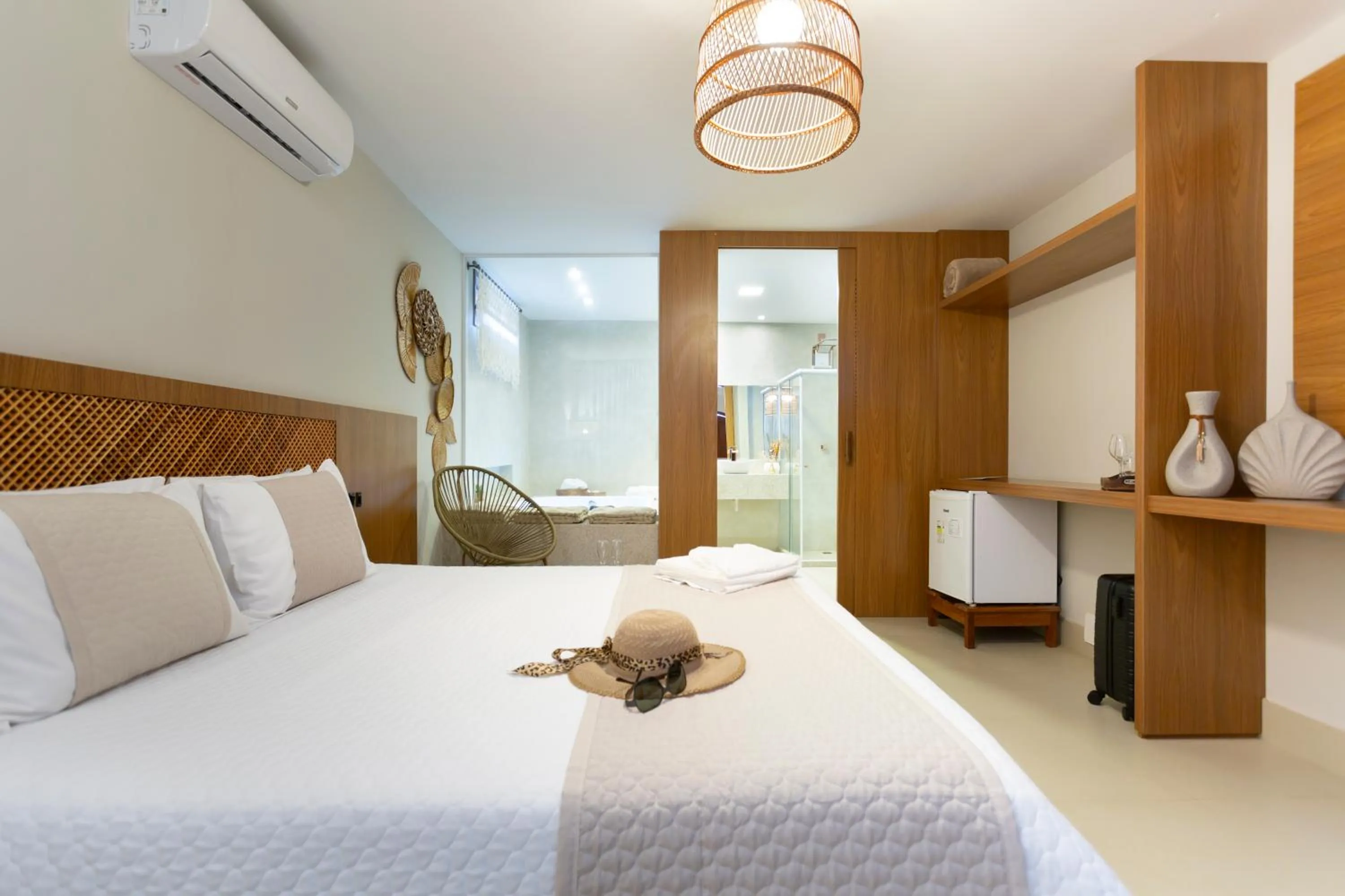 Bed in Pousada Timoneiro