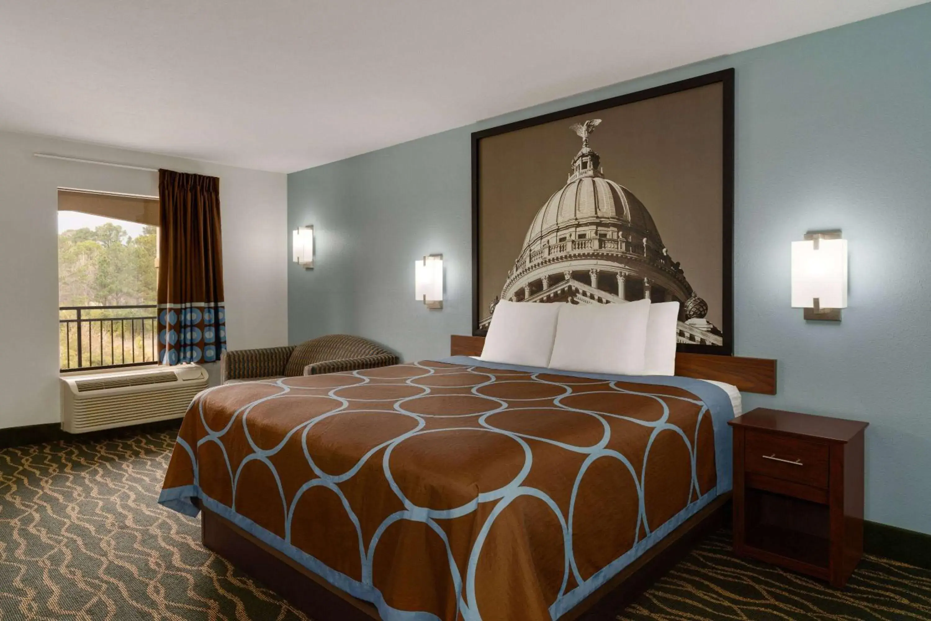 Photo of the whole room, Bed in Super 8 by Wyndham Pearl/Jackson/East Photo of the whole room, Bed in Super 8 by Wyndham Pearl/Jackson/East