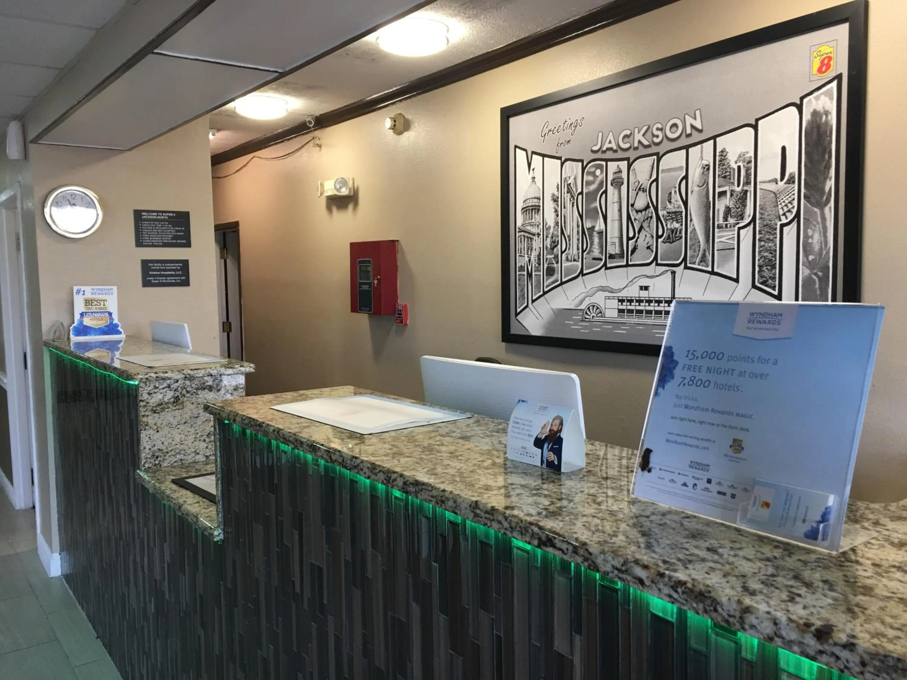 Lobby or reception in Super 8 by Wyndham Jackson Ridgeland