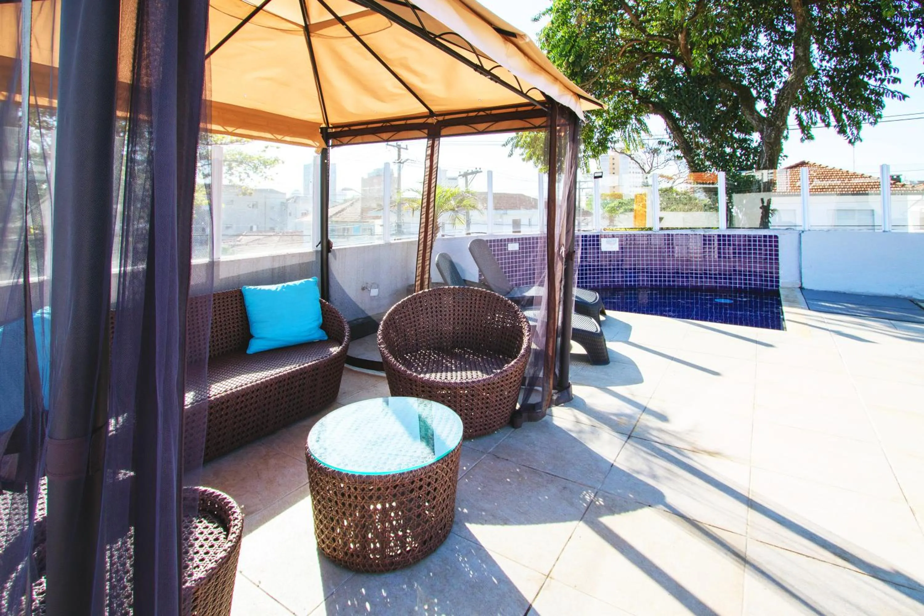 Balcony/Terrace in Rock CGH Suites - Aeroporto de Congonhas