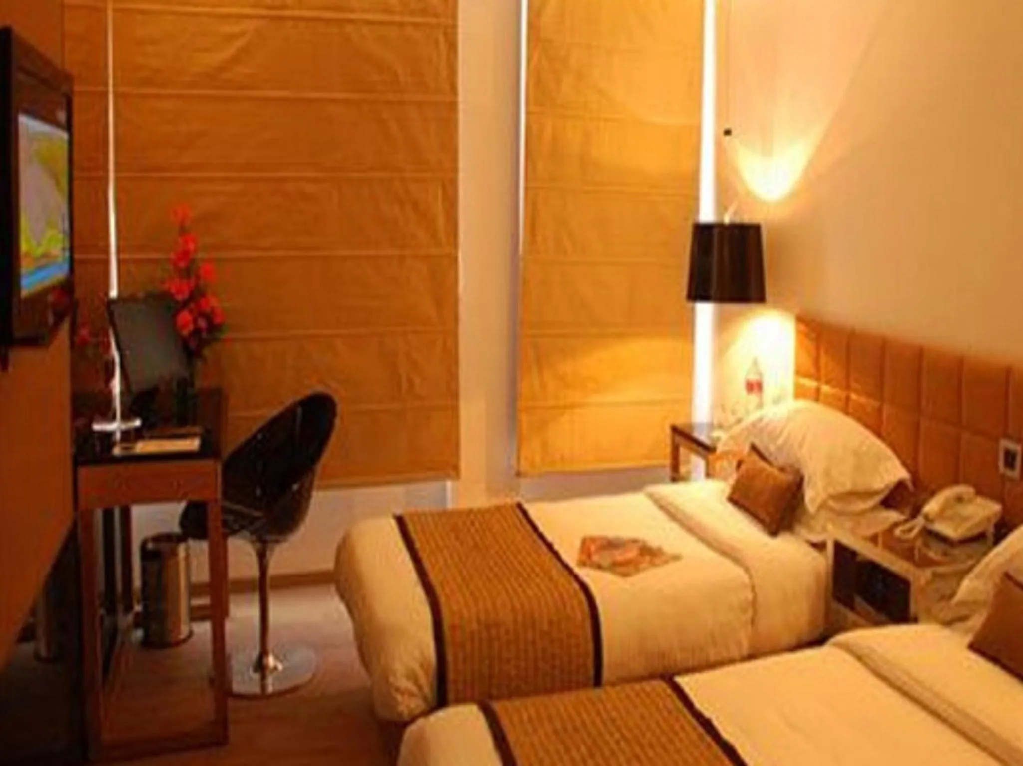 Bedroom, Bed in Hotel Palace Heights