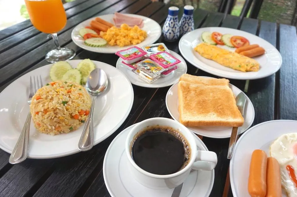 Breakfast in Thai Pura Resort