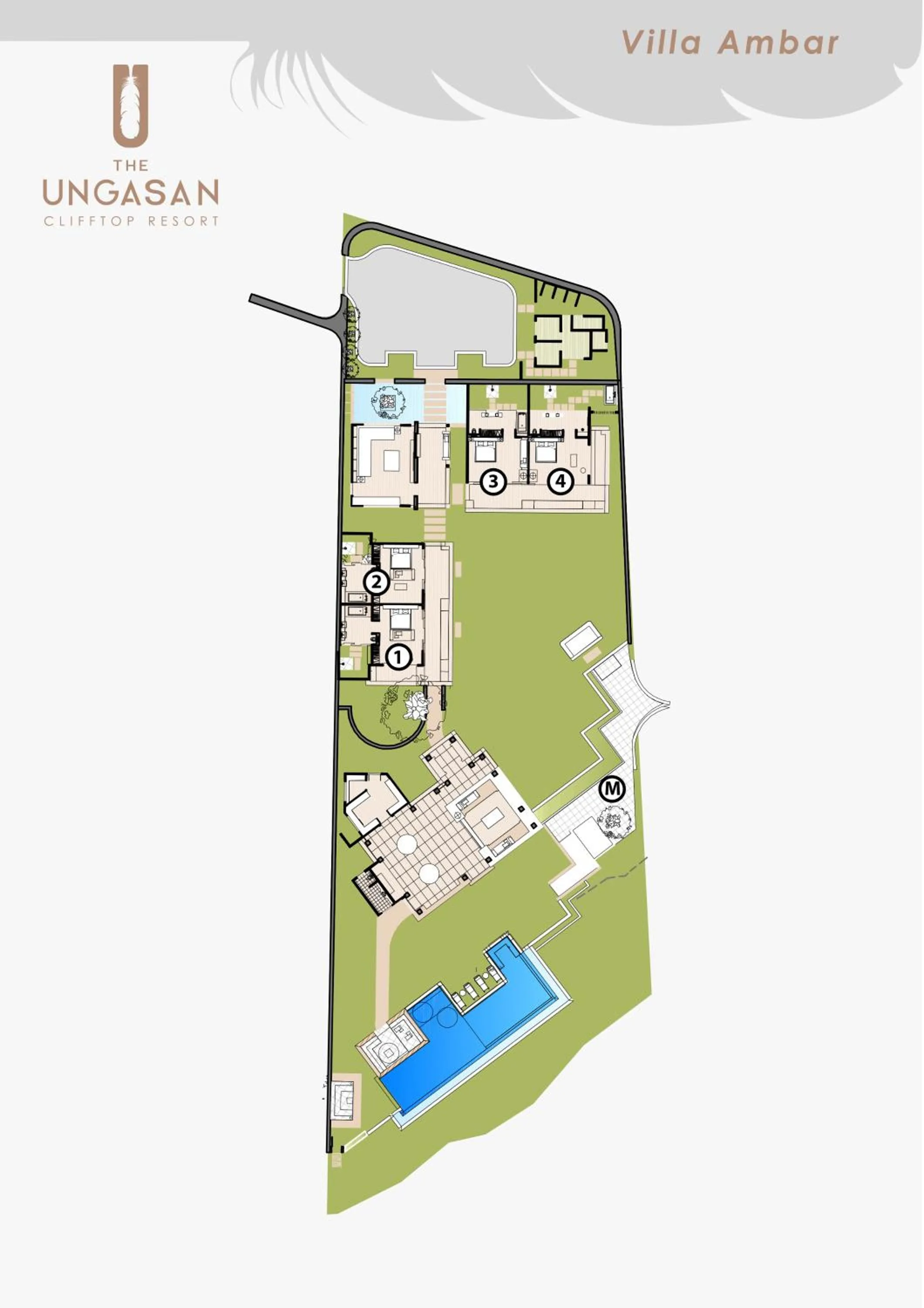 Property building in The Ungasan Clifftop Resort