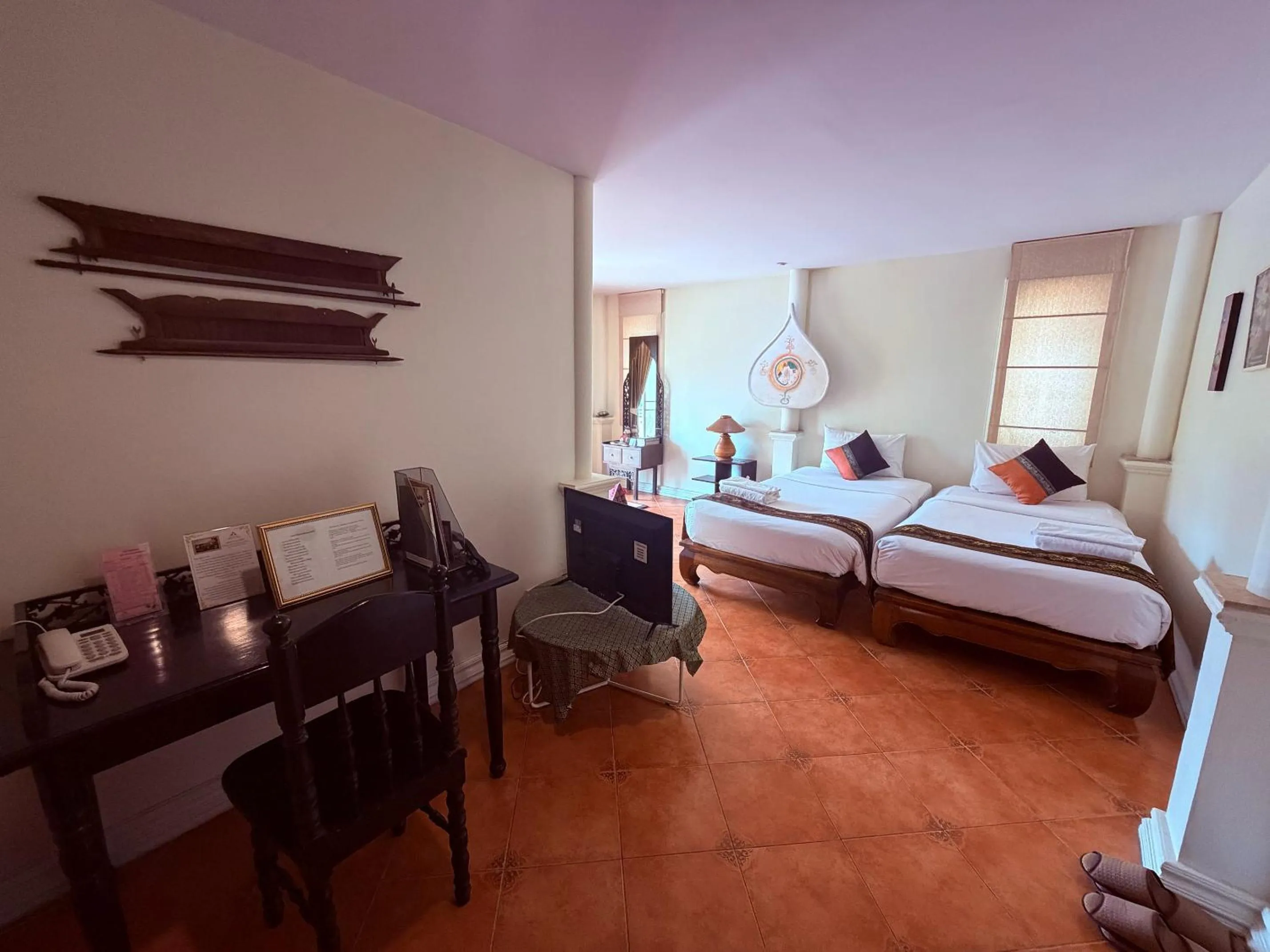 Bed in Ayutthaya Garden River Home