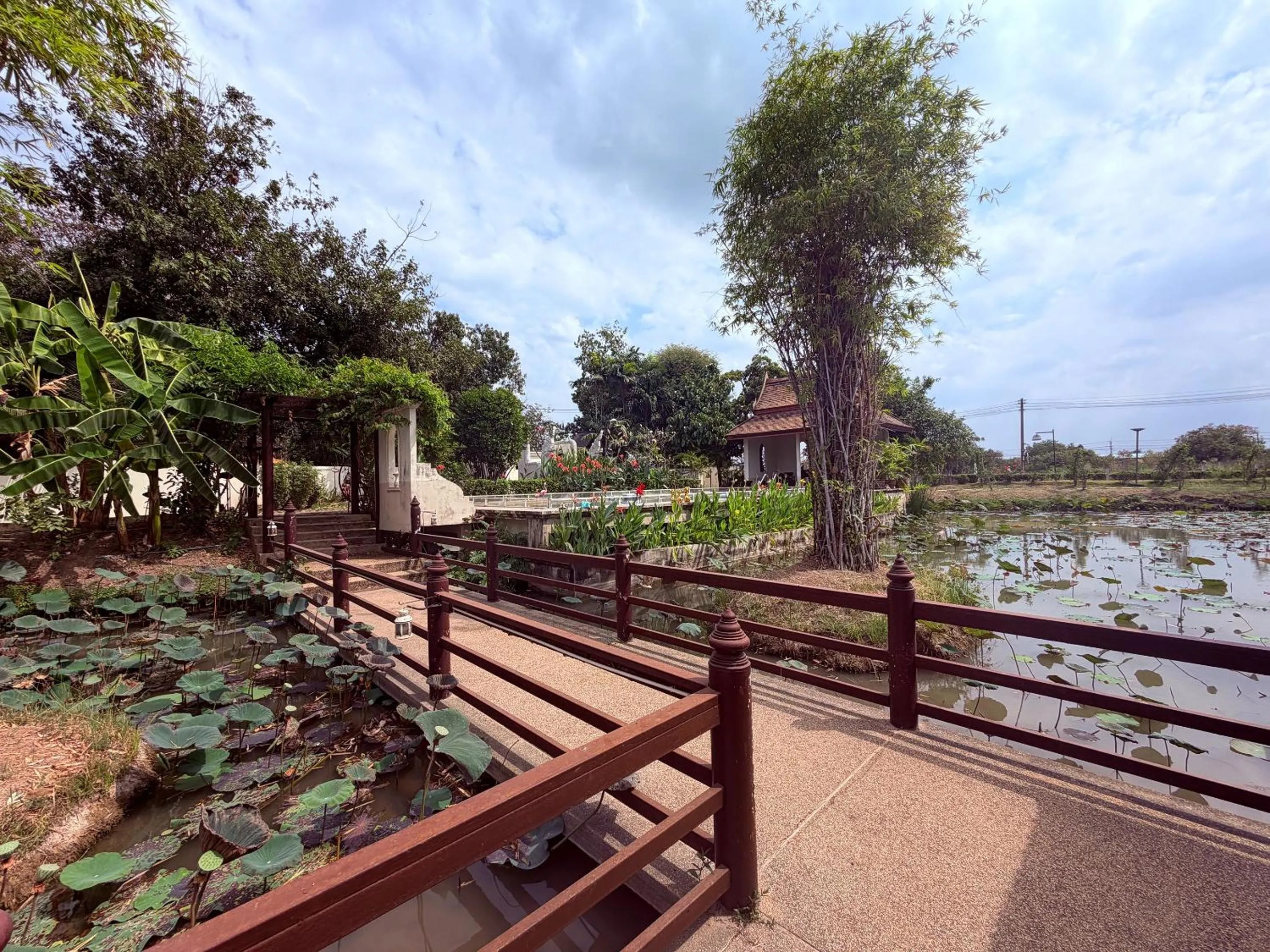 Natural landscape in Ayutthaya Garden River Home