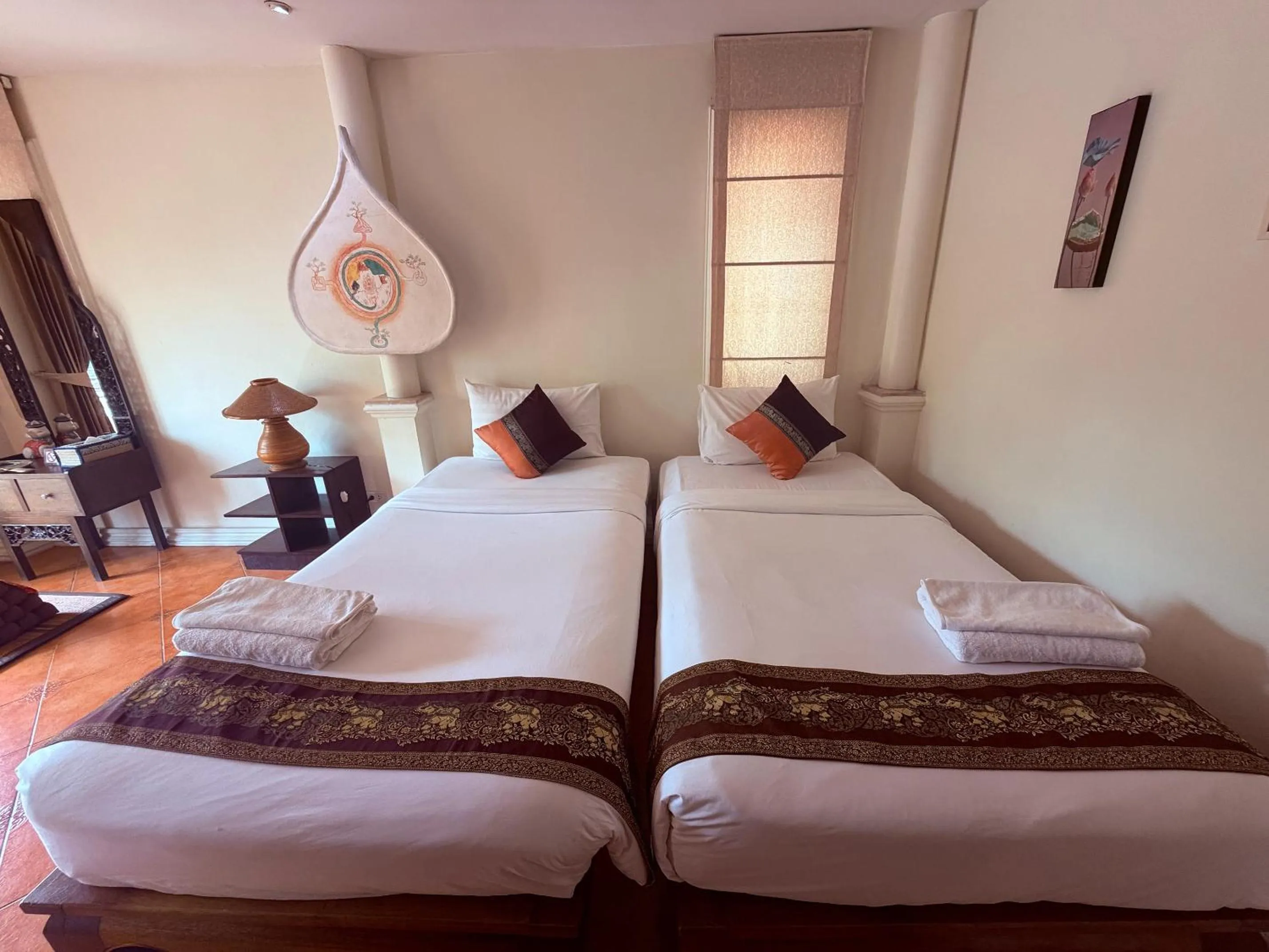 Bed in Ayutthaya Garden River Home