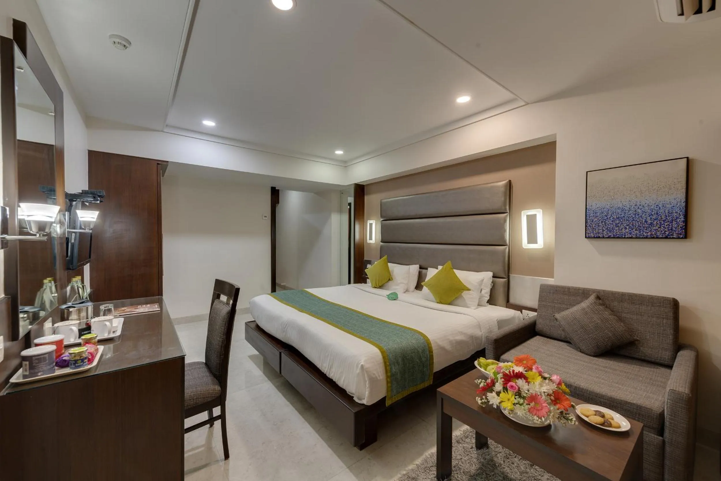 Bedroom, Bed in Hotel Suba Galaxy Mumbai