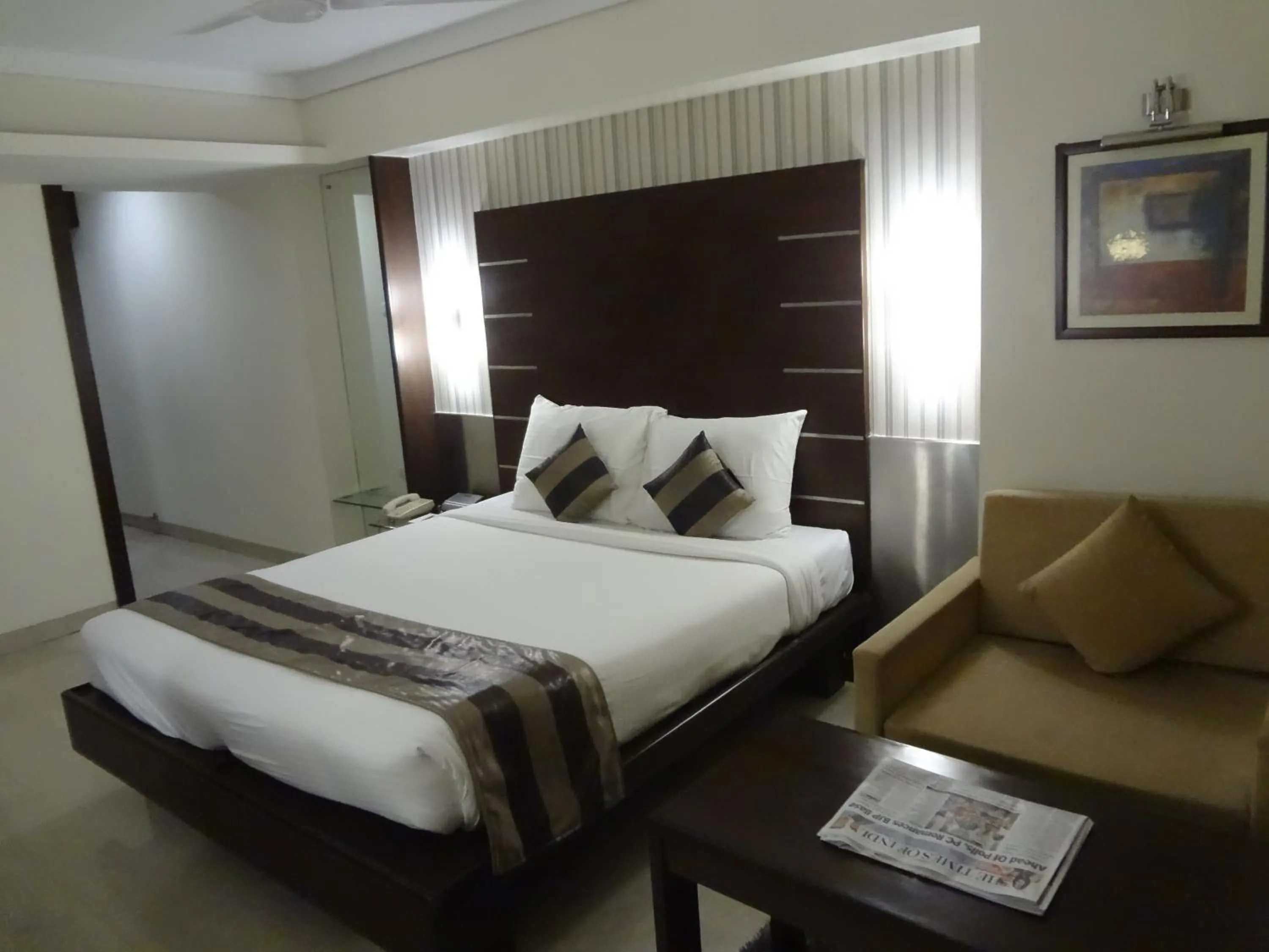 Photo of the whole room, Bed in Hotel Suba Galaxy Mumbai