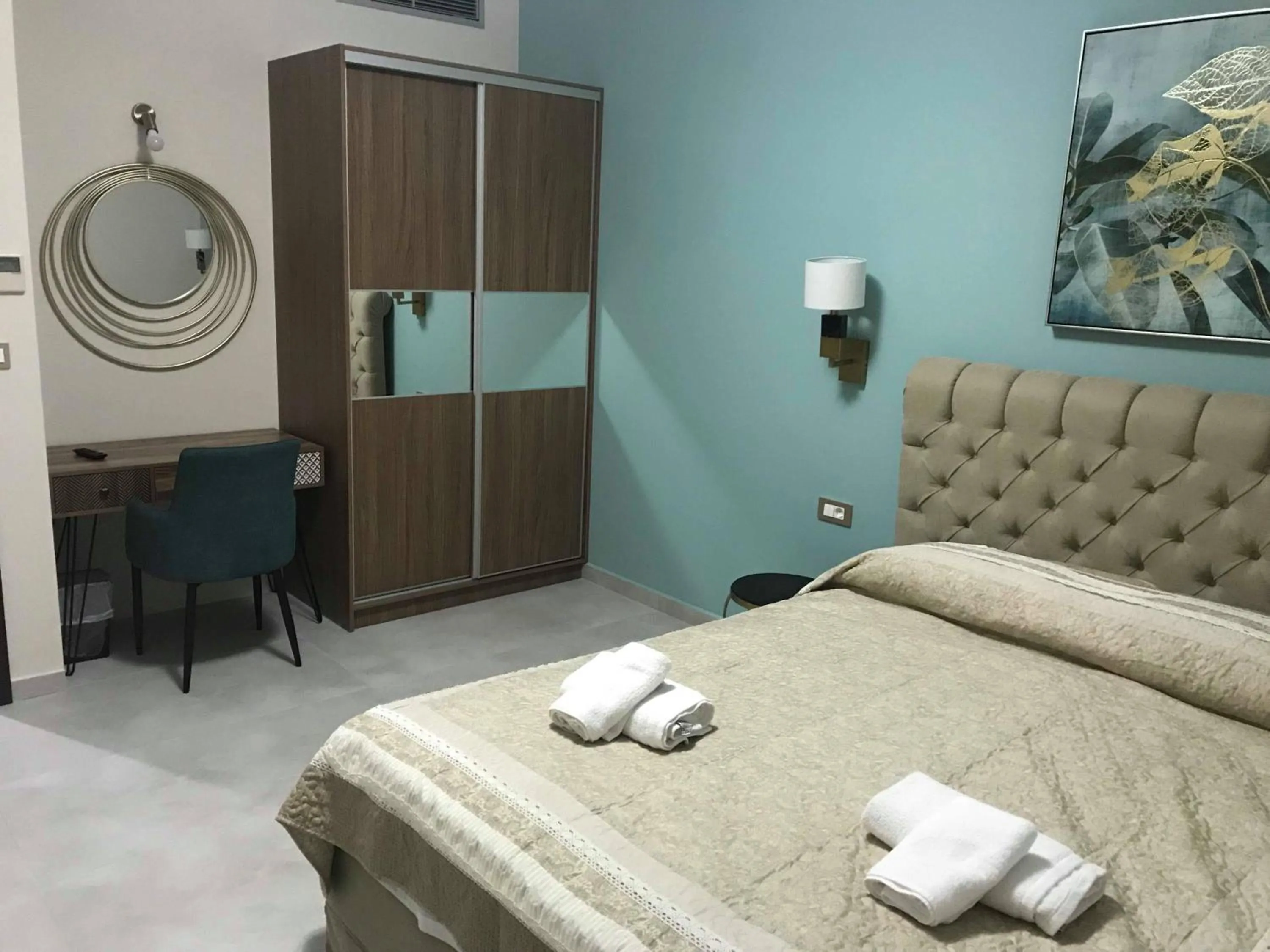 Bedroom, Bed in Aenaon Rooms