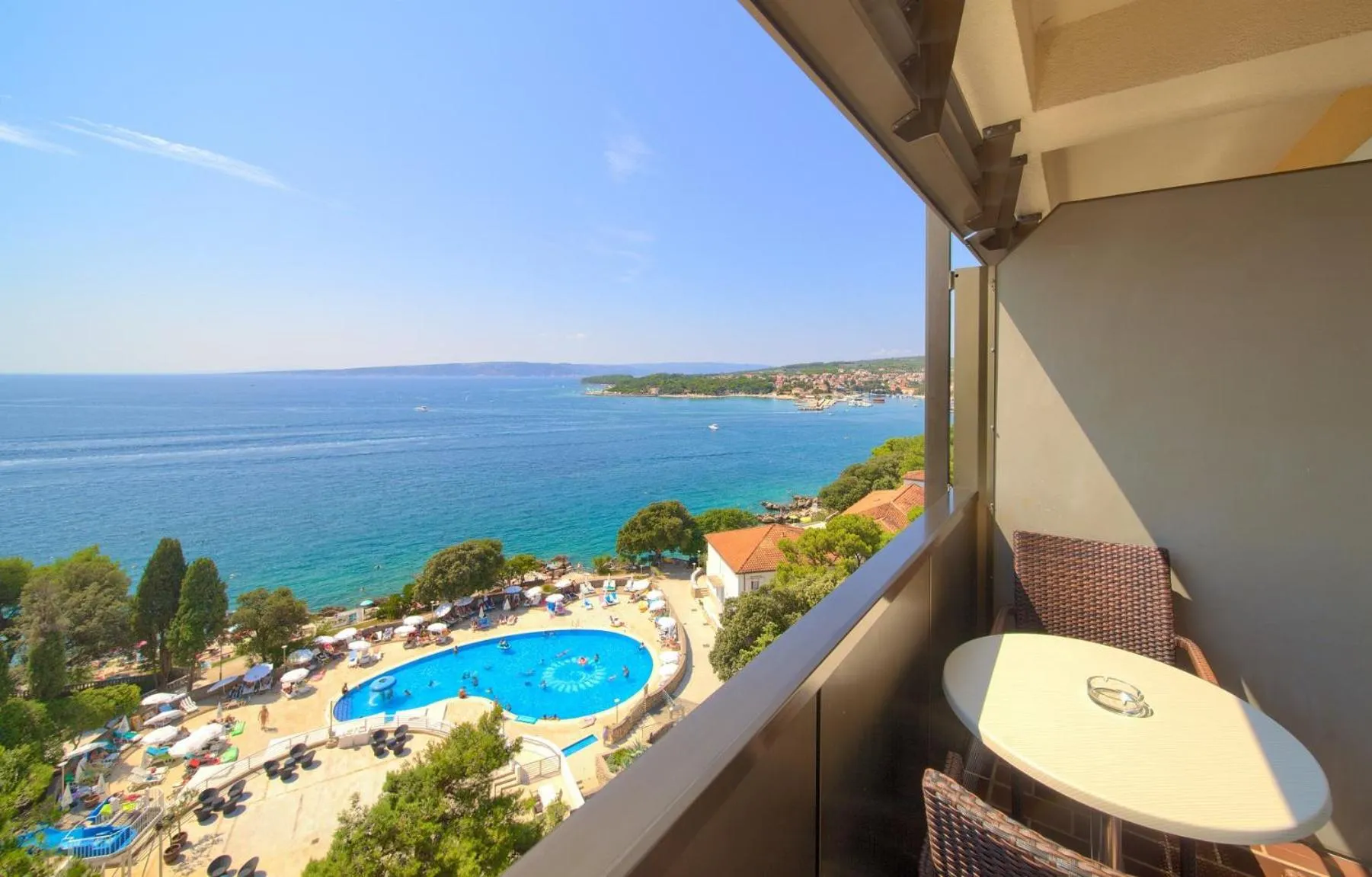 Balcony/Terrace in Hotel Dražica - Hotel Resort Dražica