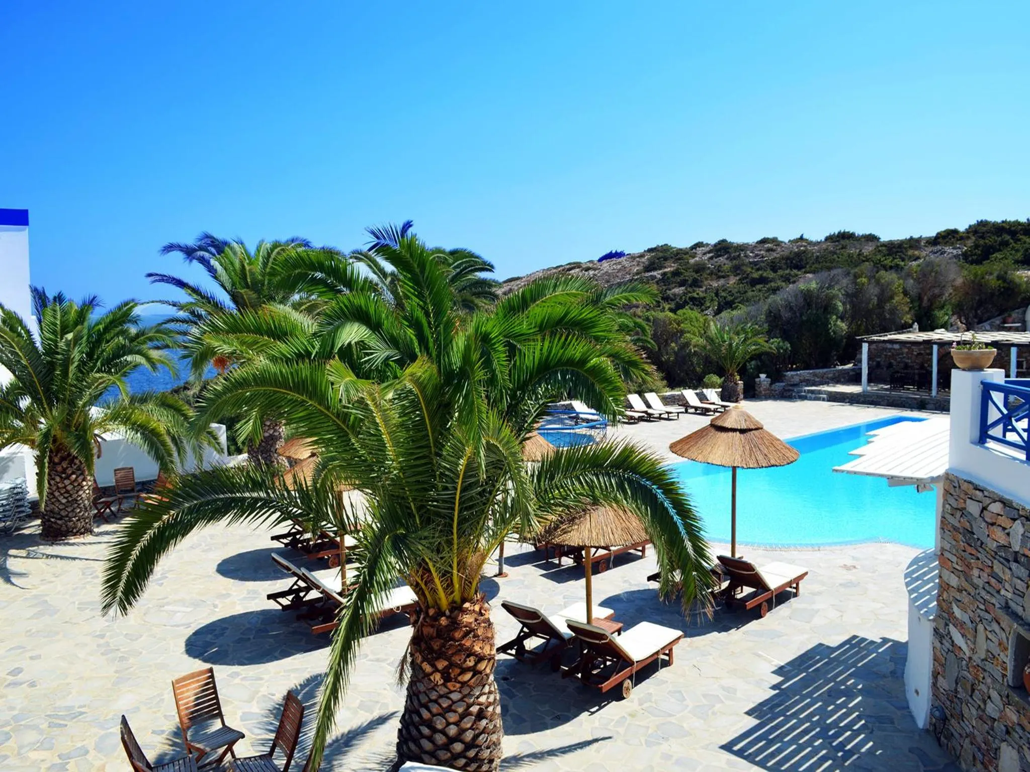 Pool view in Faros Resort