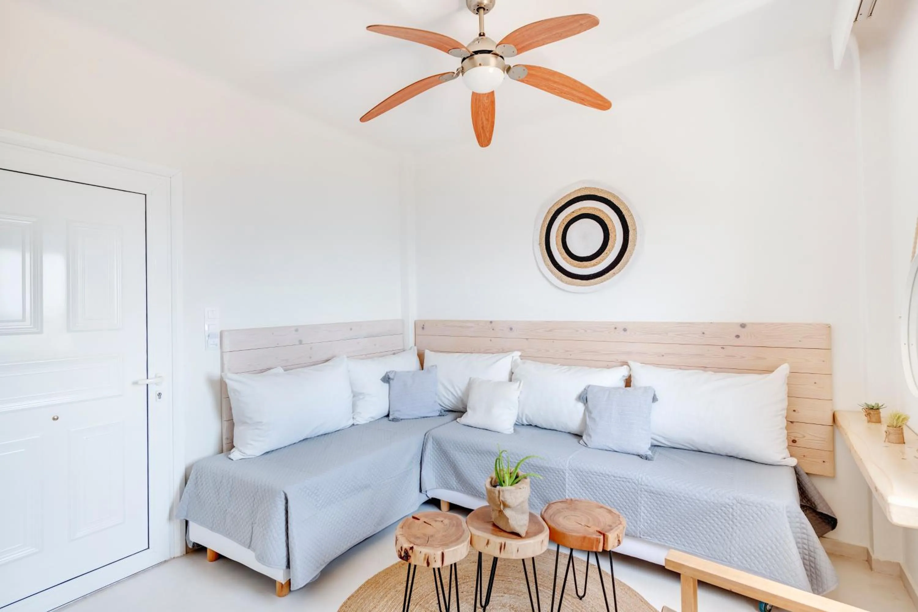 Seating area in Faros Resort