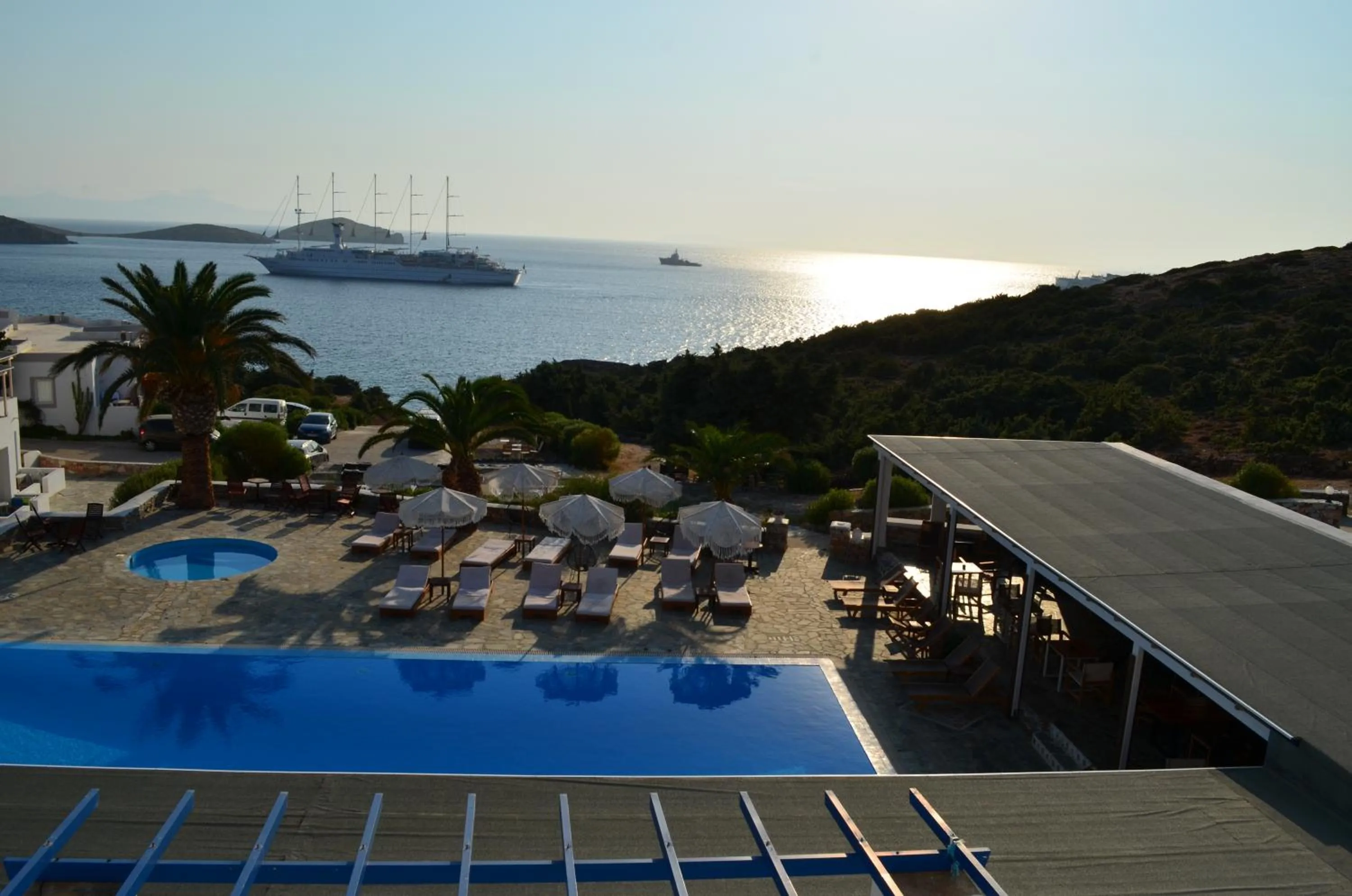 Pool view in Faros Resort