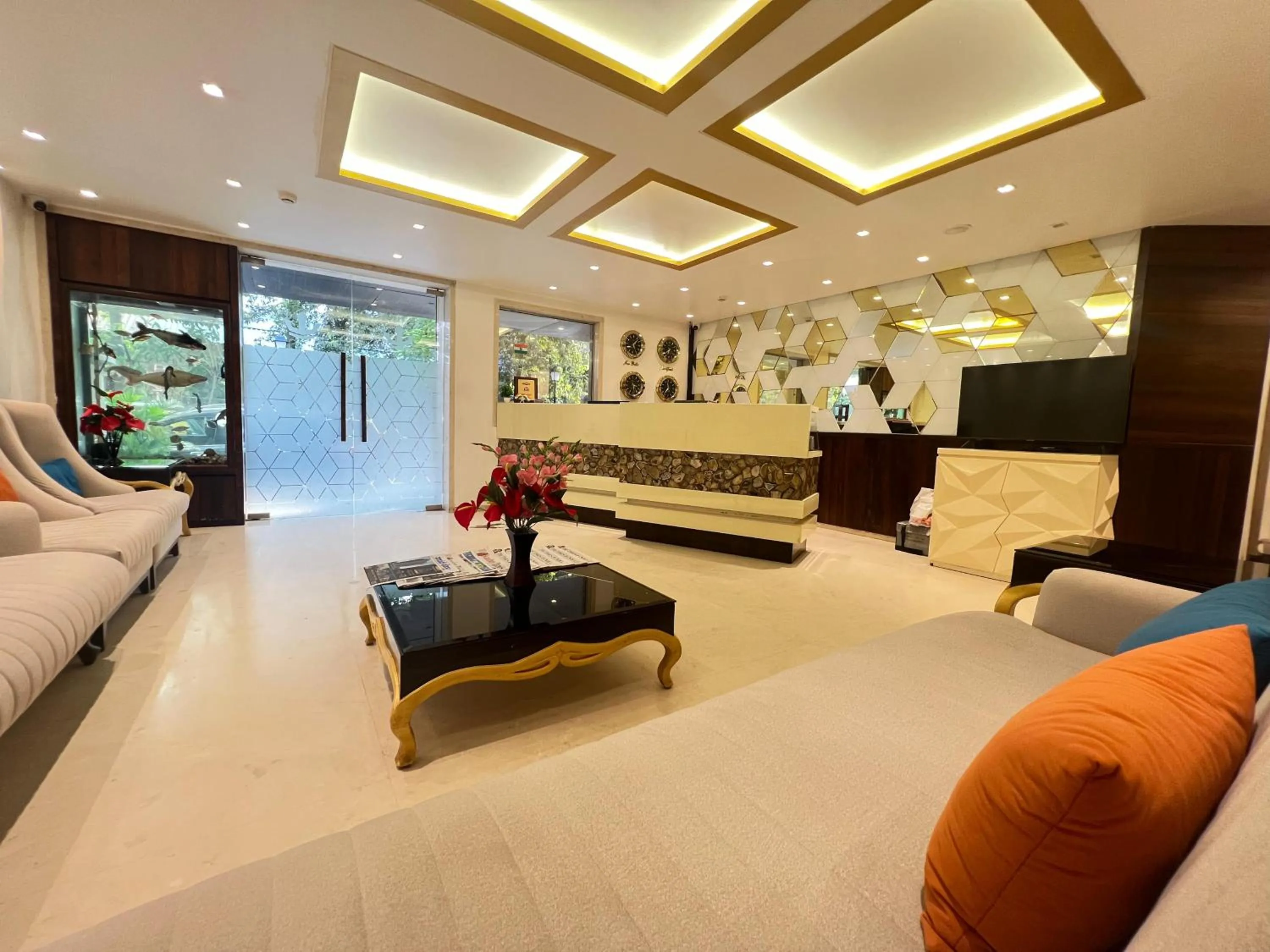 Seating area in Hotel Supreme - Cuffe Parade