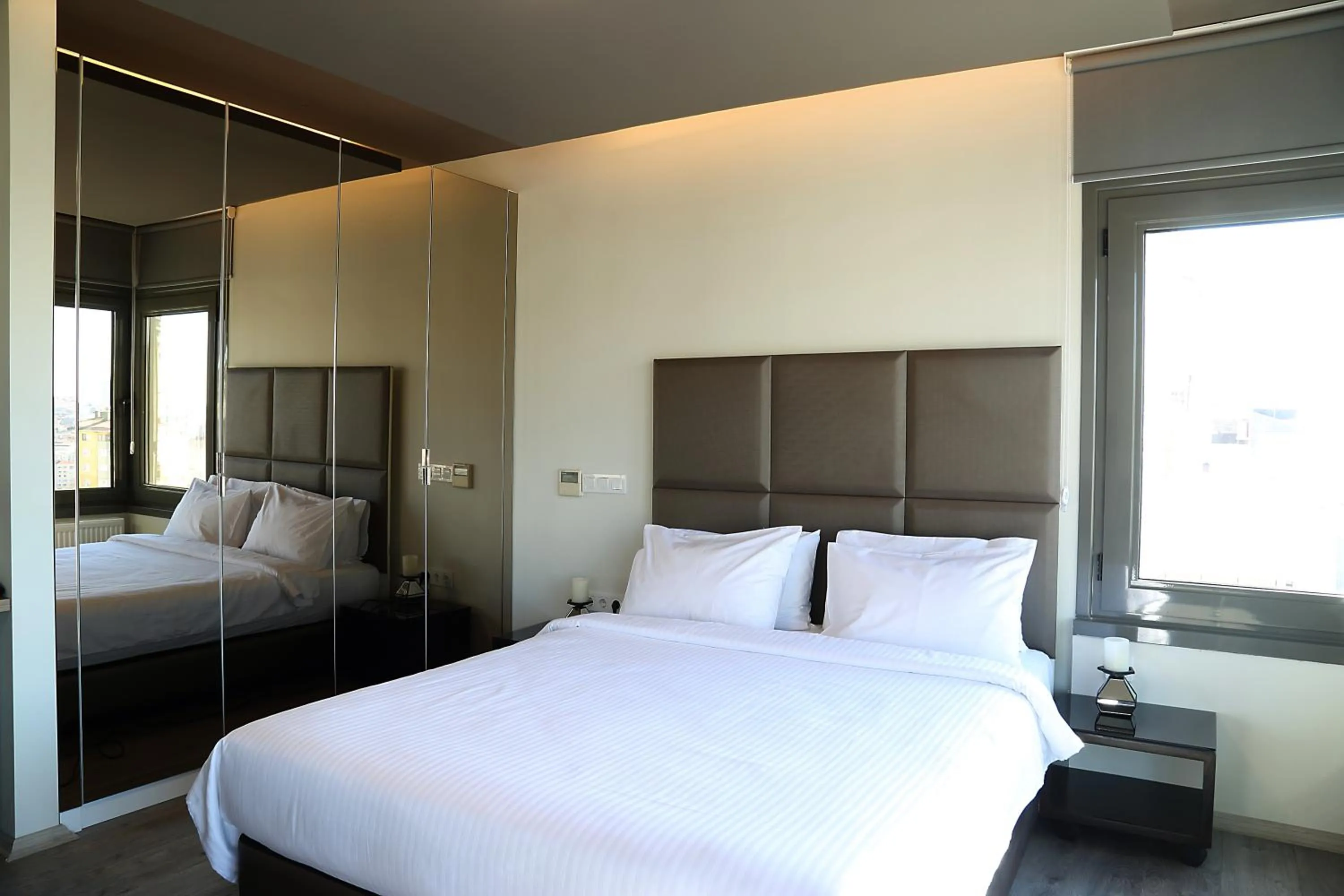 Bed in Apartman Istanbul