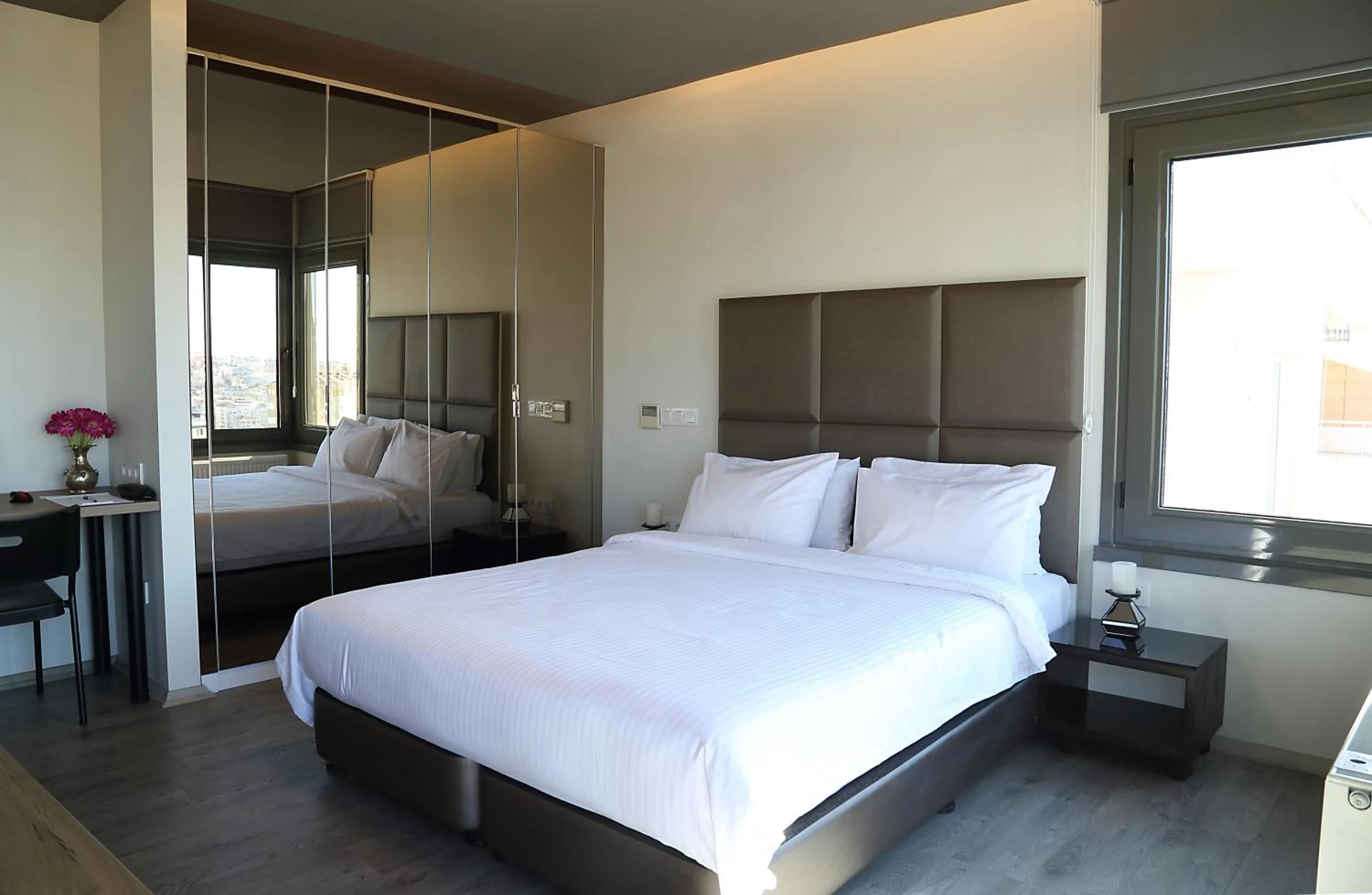 Bed in Apartman Istanbul