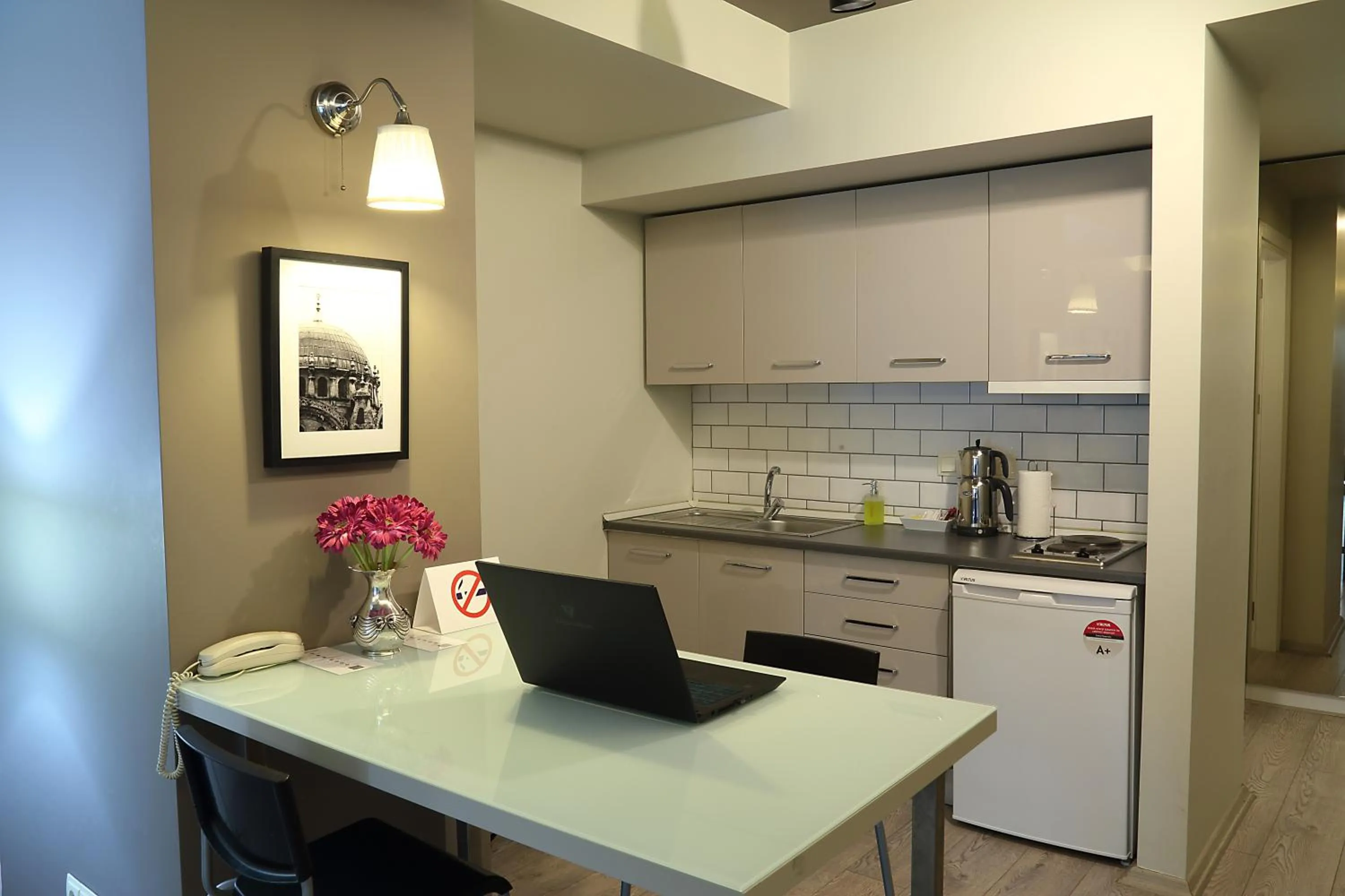 Kitchen or kitchenette in Apartman Istanbul