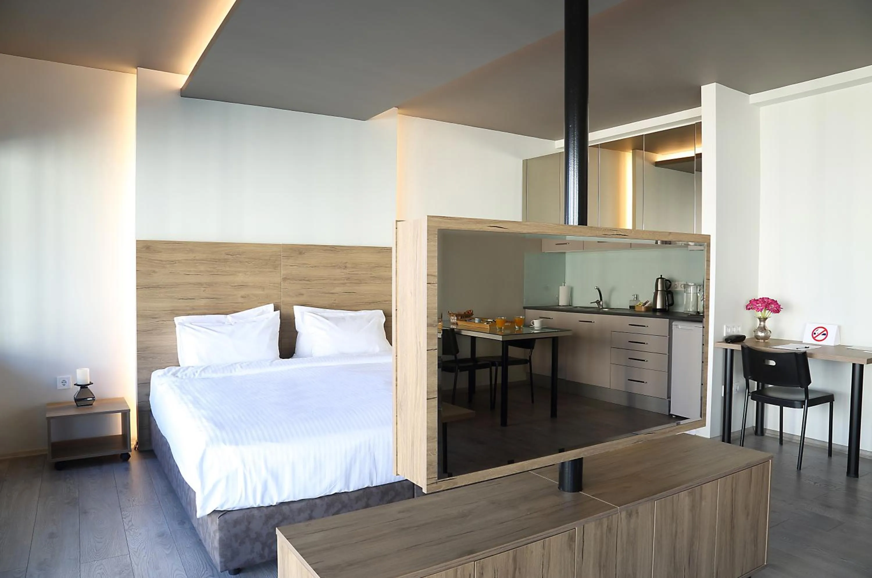 Bed in Apartman Istanbul