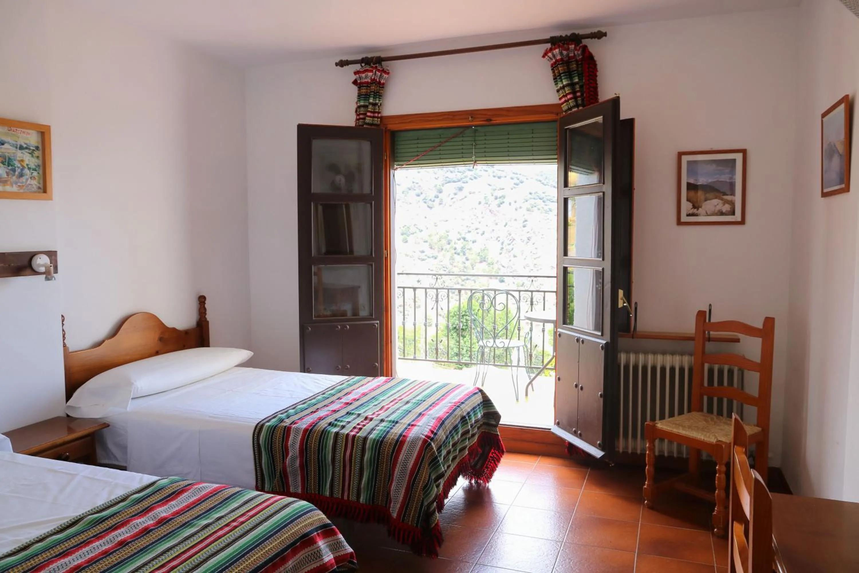 Bed in Hotel los Bérchules