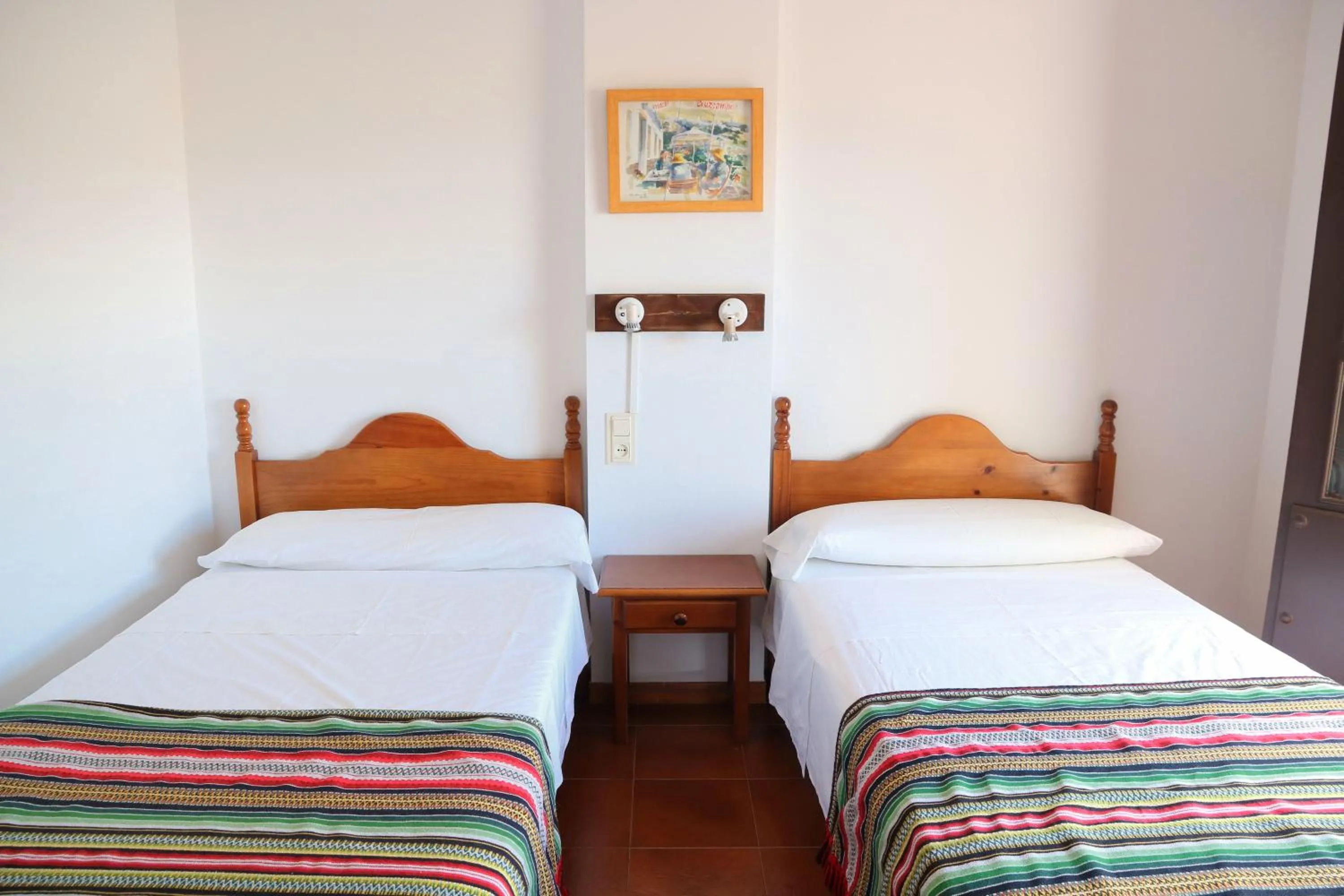 Bed in Hotel los Bérchules