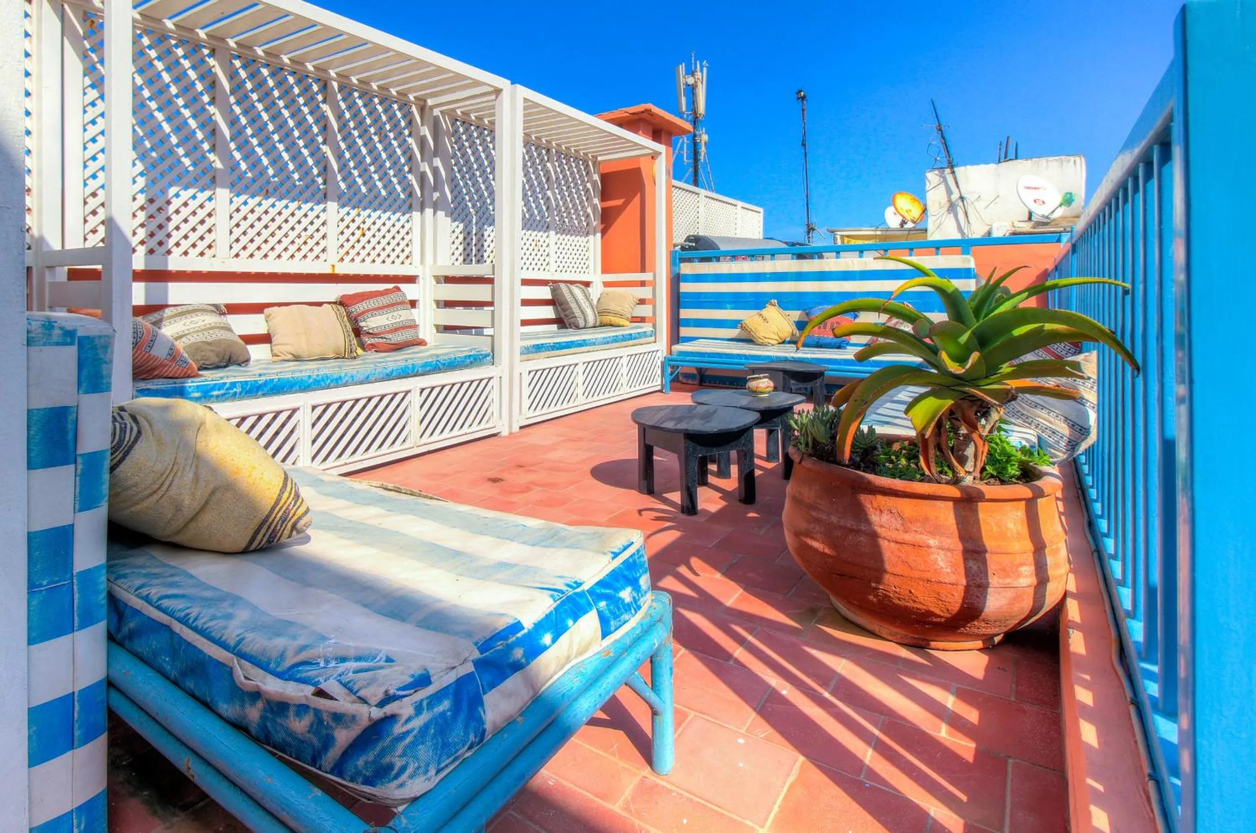 Patio in Les Matins Bleus