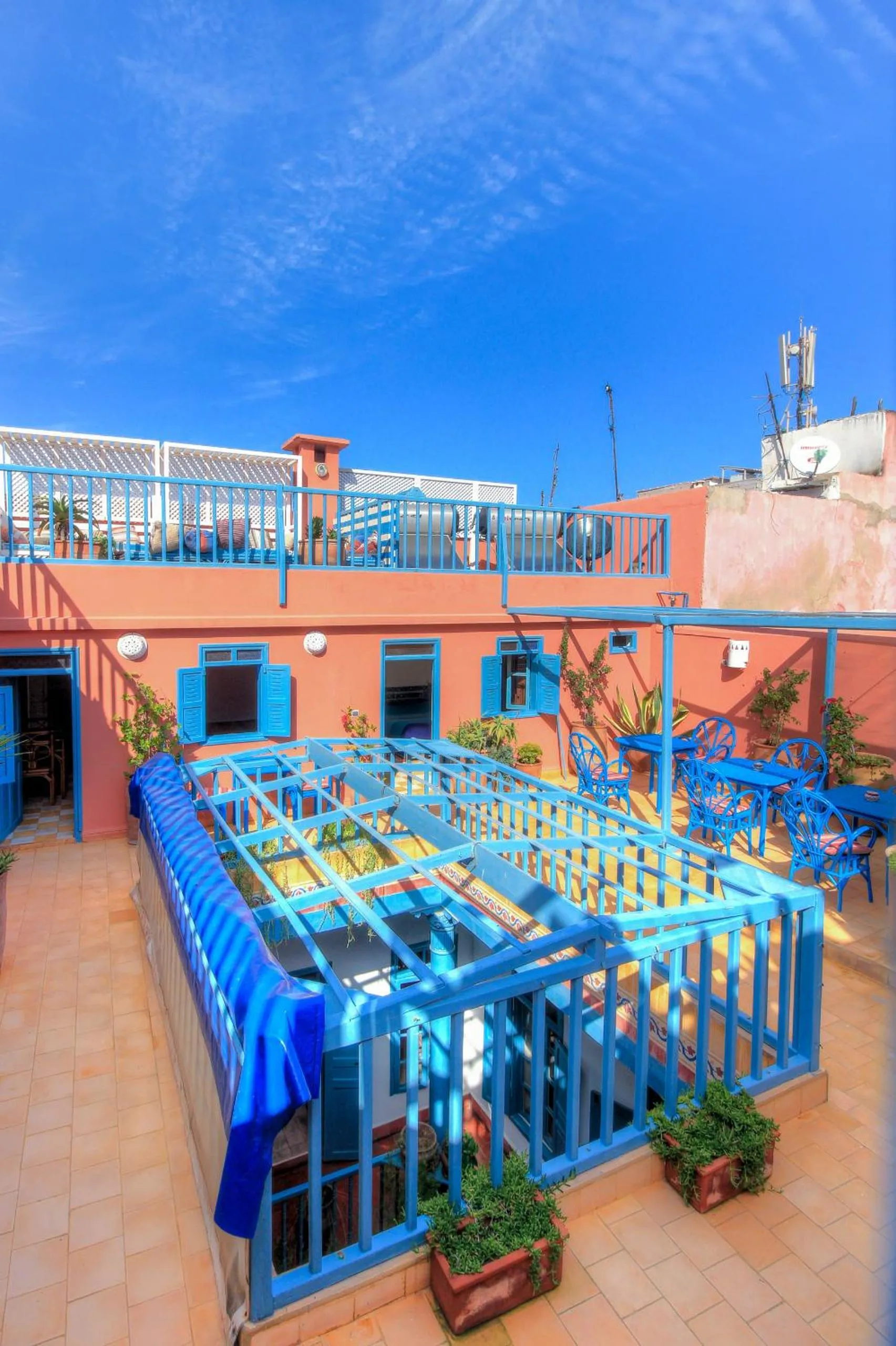 Garden in Les Matins Bleus