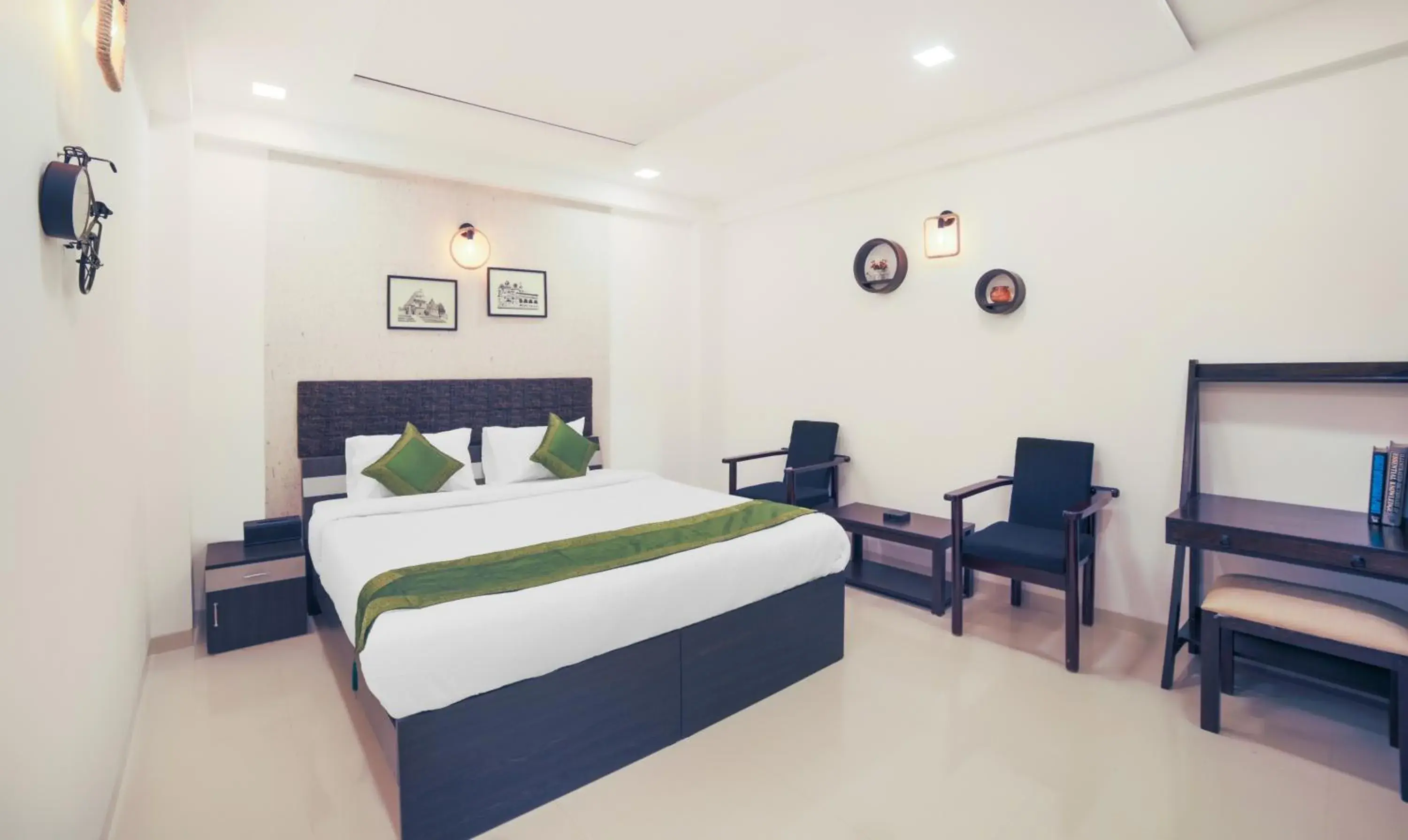 Bed in Treebo Chalets, Nagpur Airport Bed in Treebo Chalets, Nagpur Airport