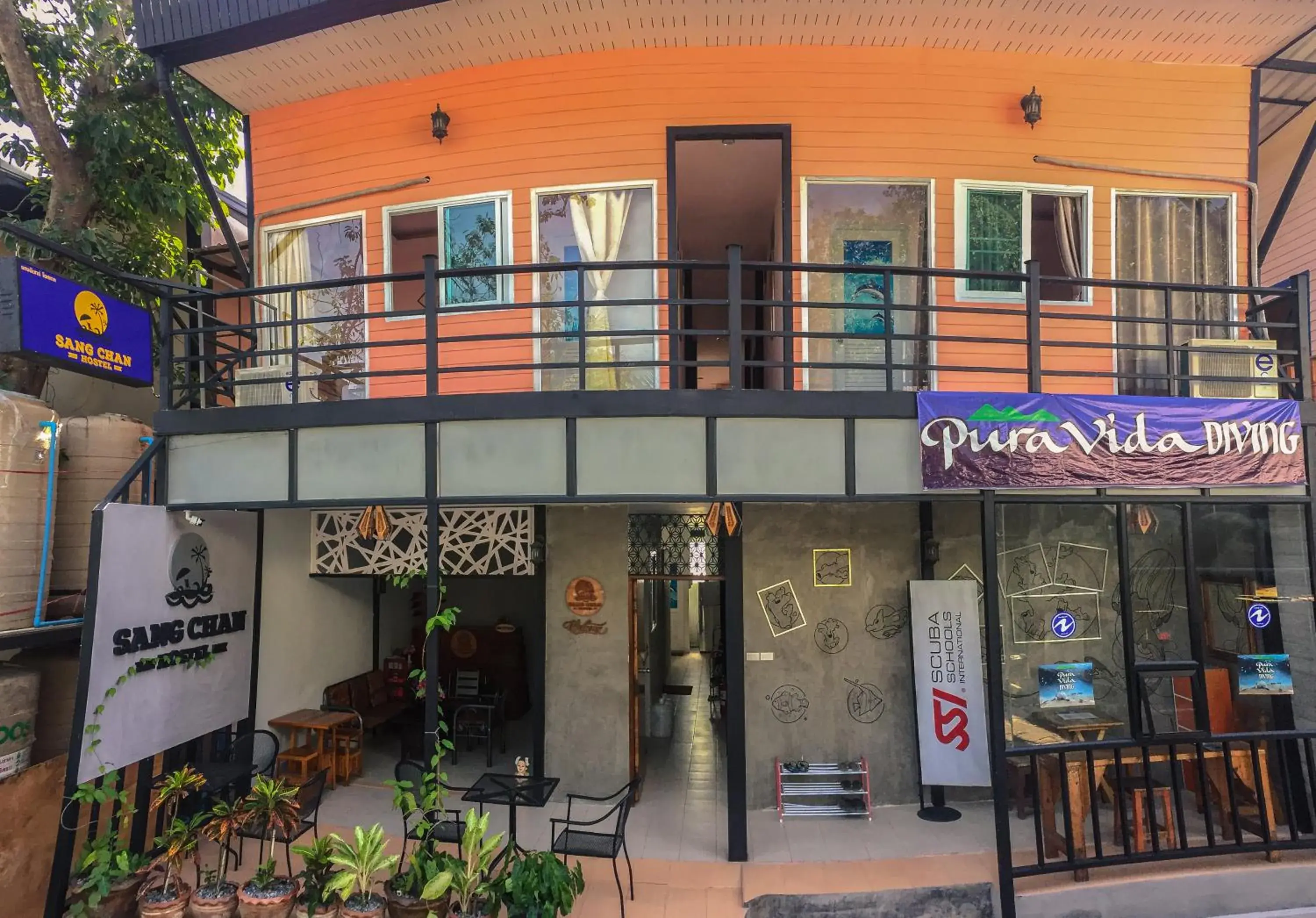 Property building in Sangchan hostel Property building in Sangchan hostel