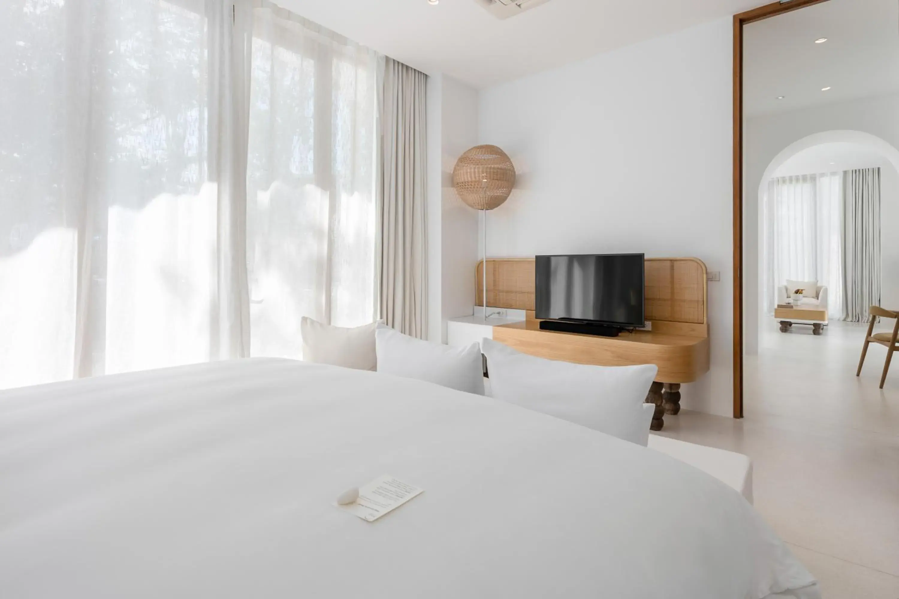 Bed in SALA Samui Chaweng Beach Resort Bed in SALA Samui Chaweng Beach Resort