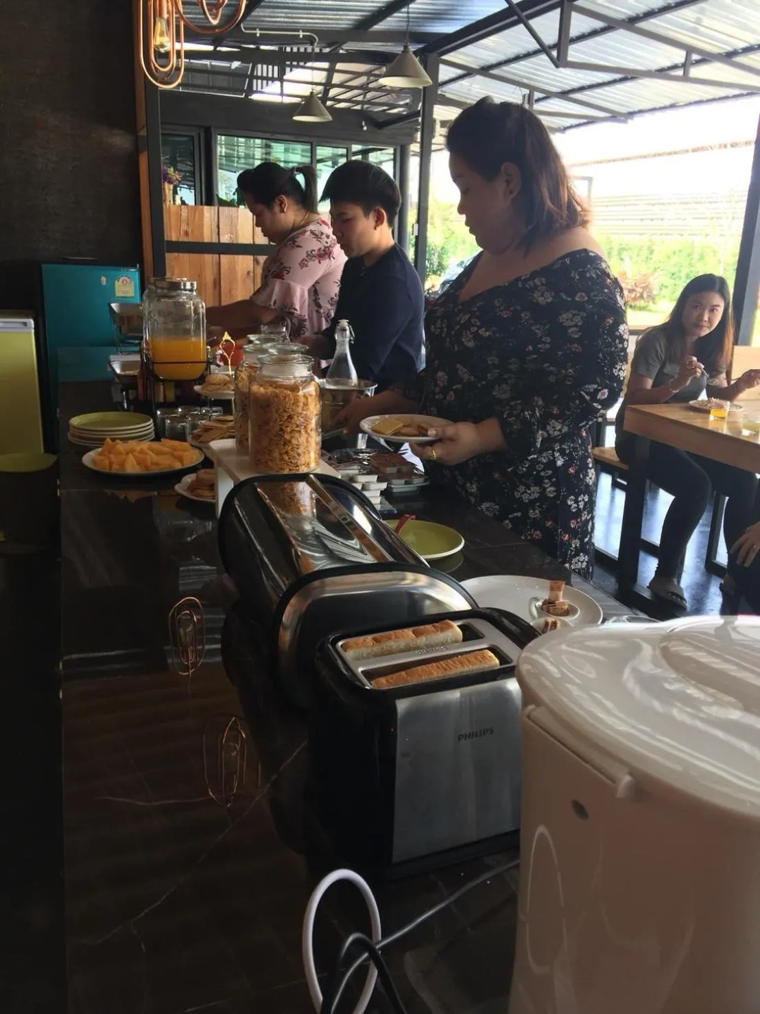 Staff in The Sun resort Ratchaburi