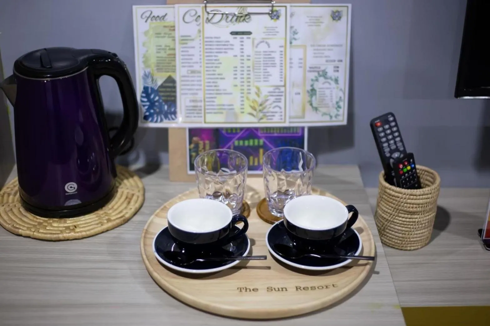 Coffee/tea facilities in The Sun resort Ratchaburi