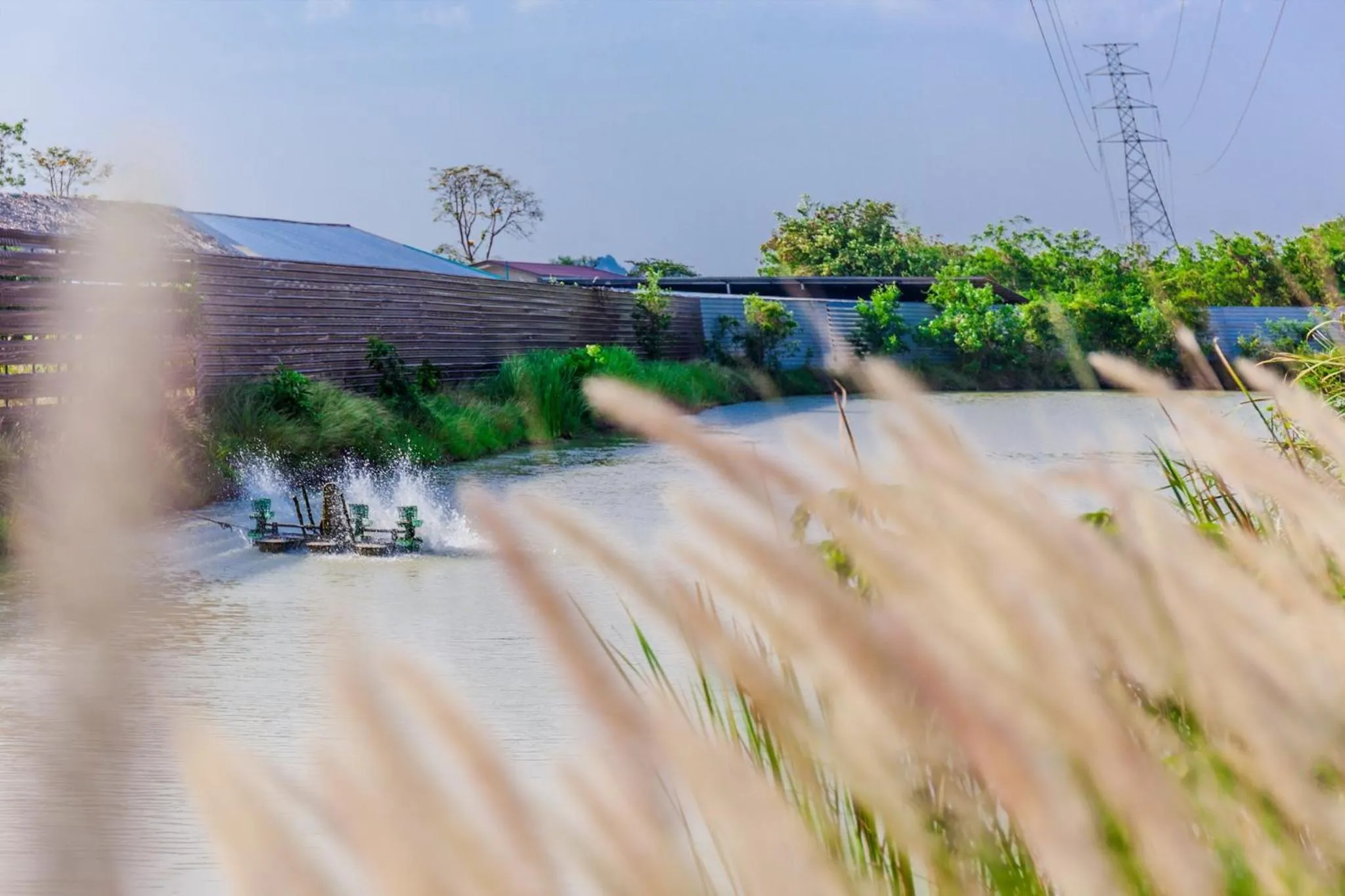 Bird's eye view in The Sun resort Ratchaburi