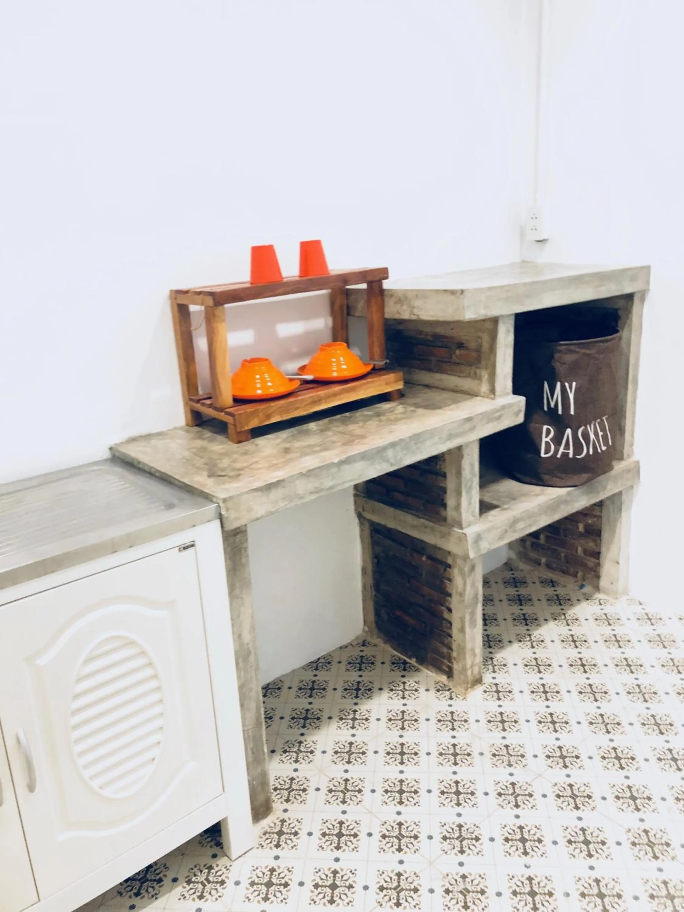 Kitchen or kitchenette in The Sun resort Ratchaburi