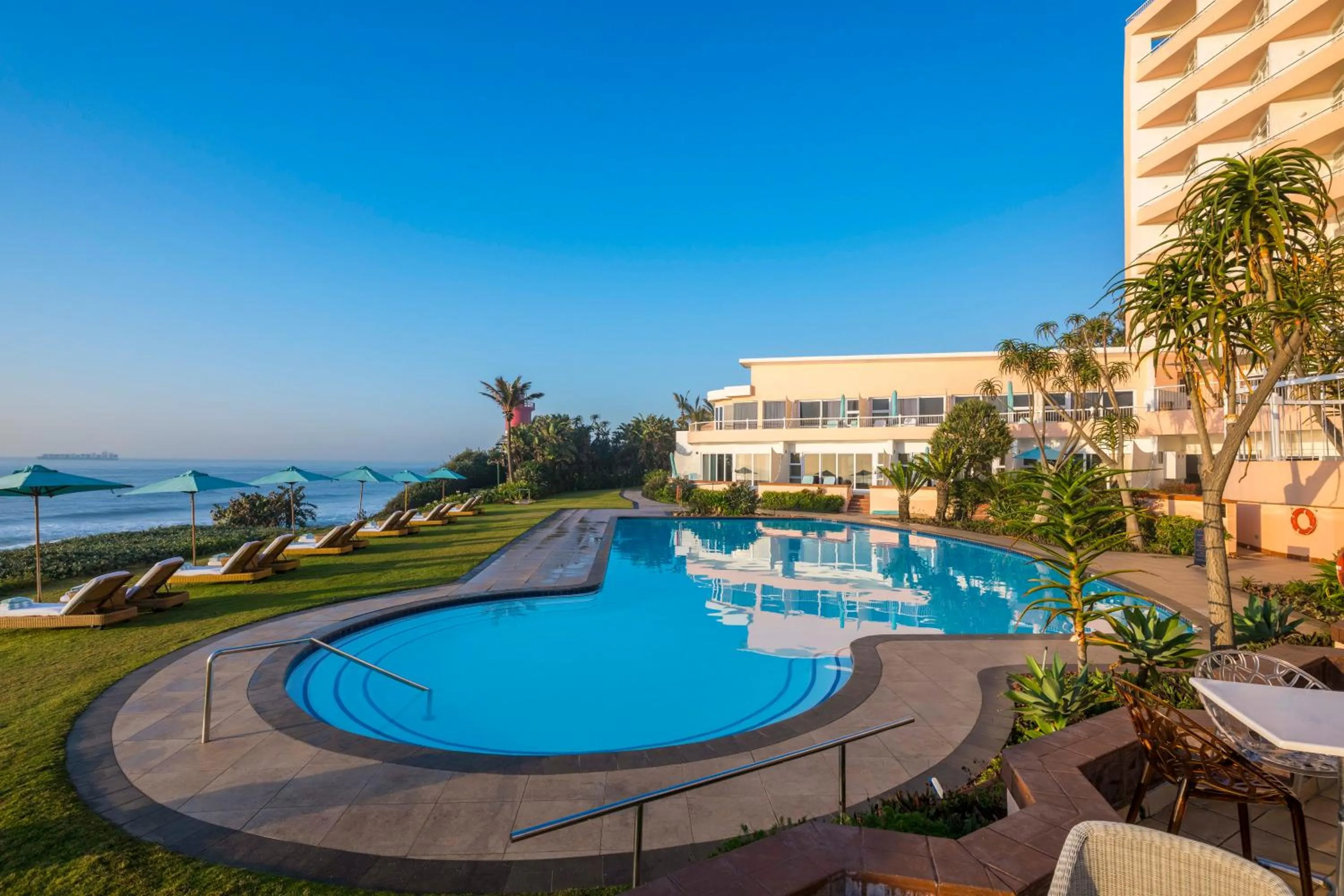 Pool view in Beverly Hills